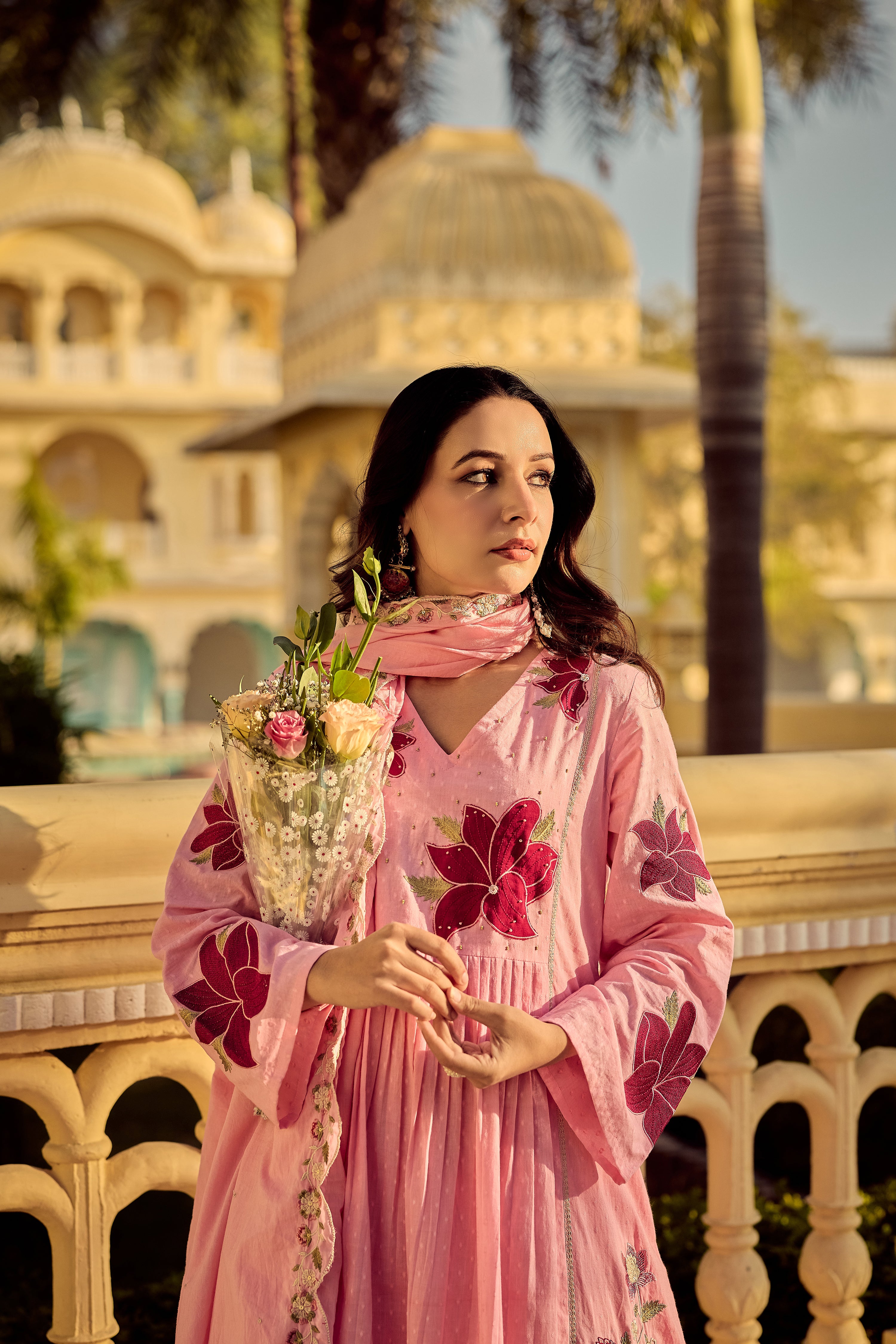 Gulabi Blossom Suit Set