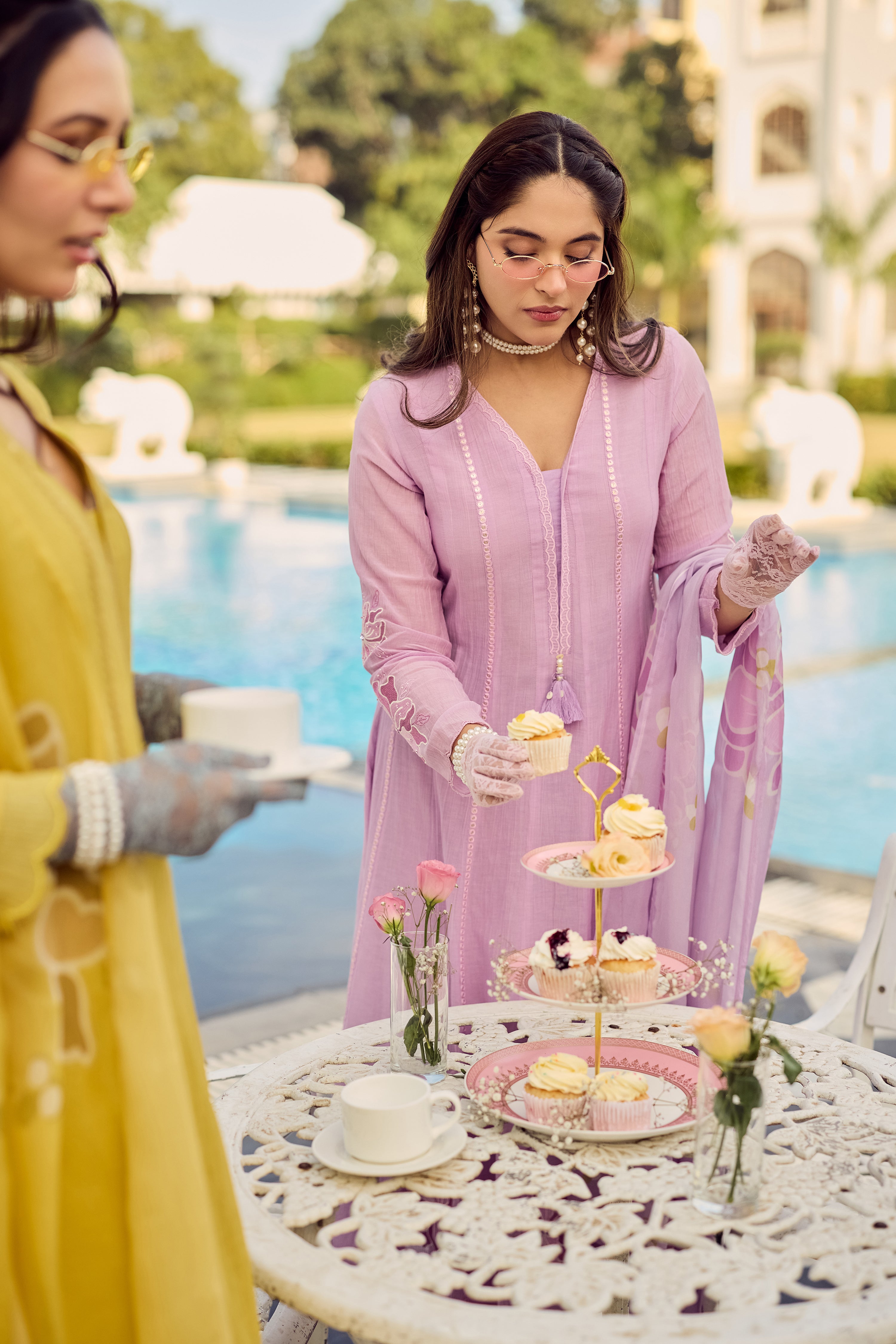 Lavender Bloom Suit Set