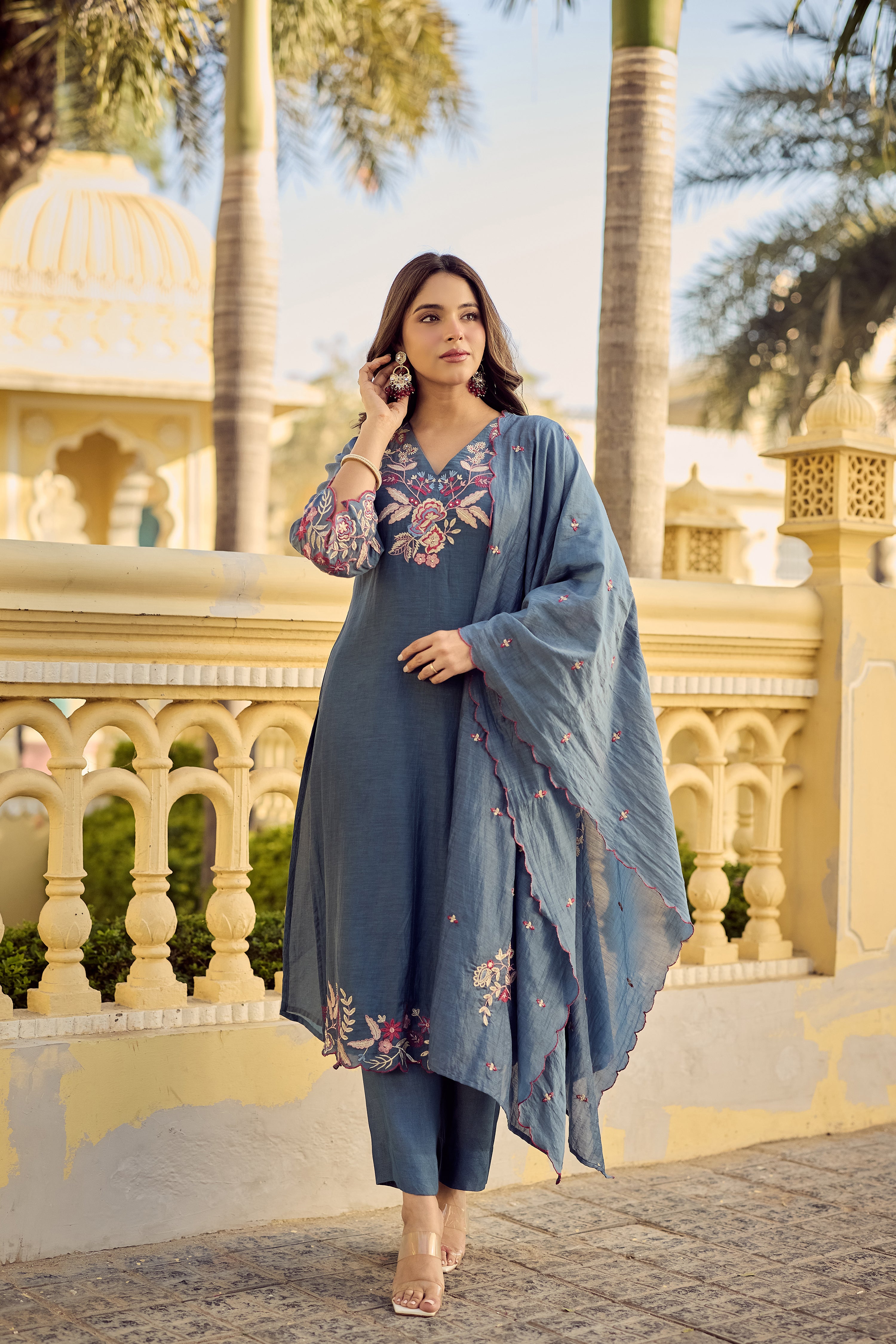 Moonlit Flora Suit Set