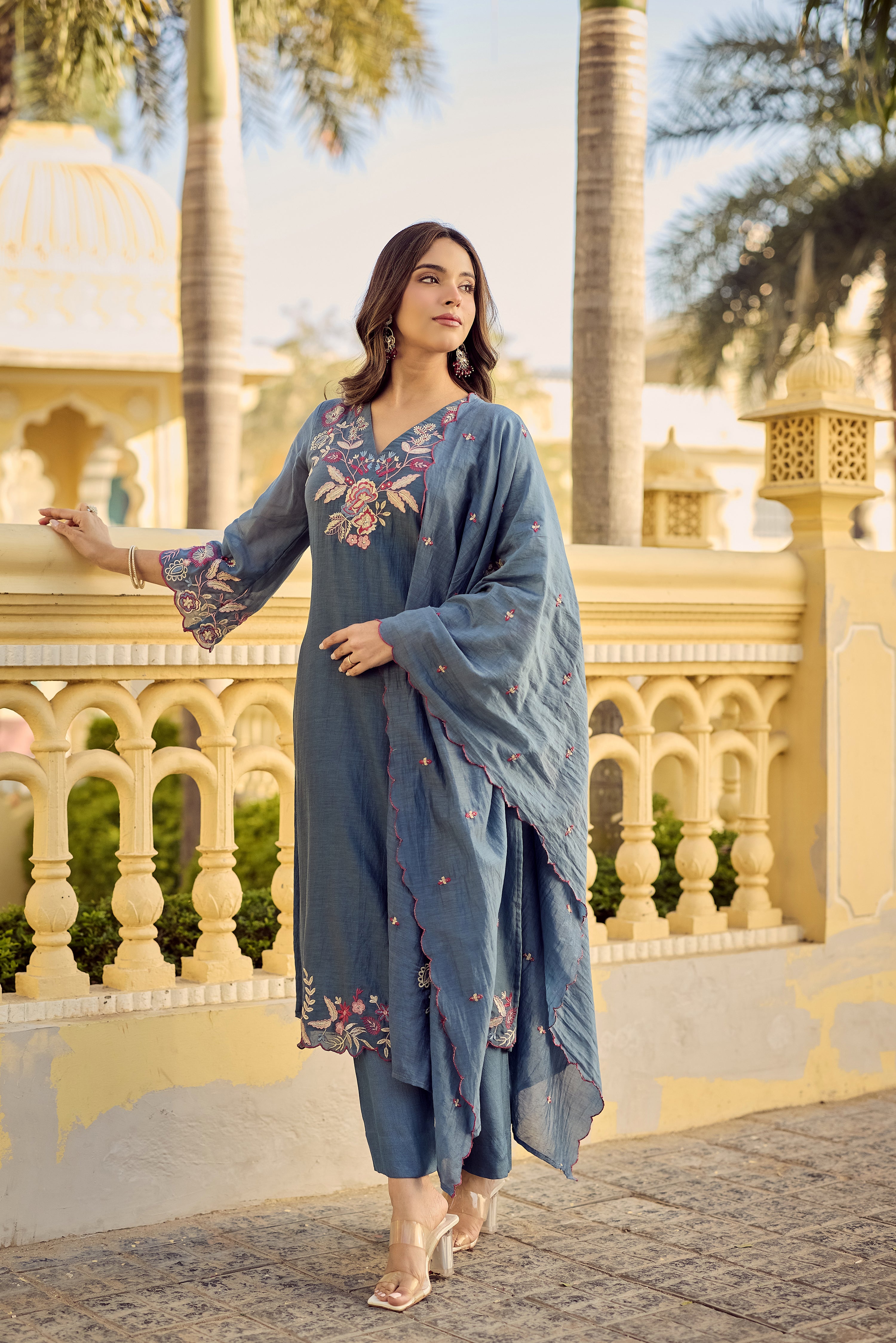 Moonlit Flora Suit Set