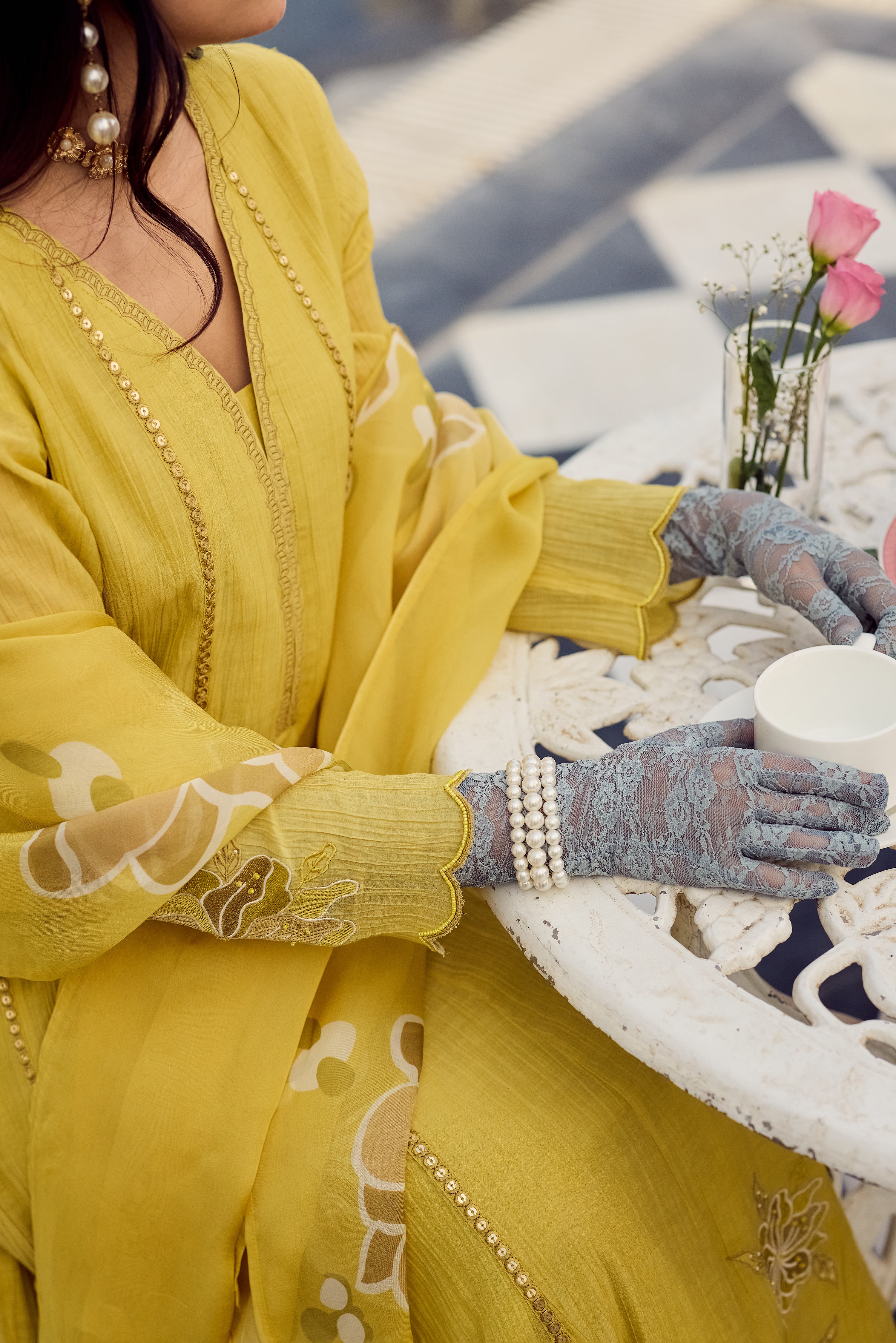 Royal Sunflower Suit Set