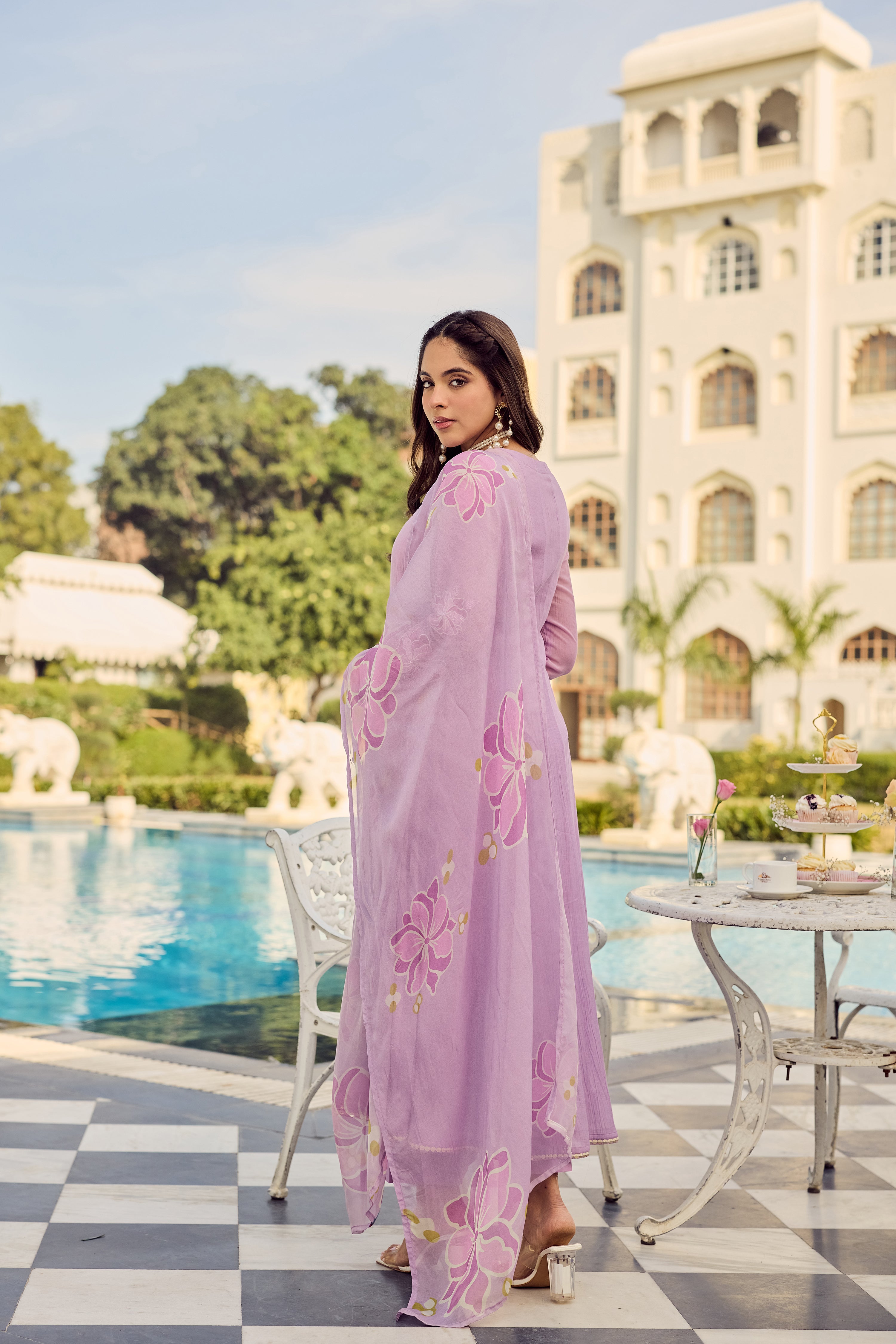 Lavender Bloom Suit Set
