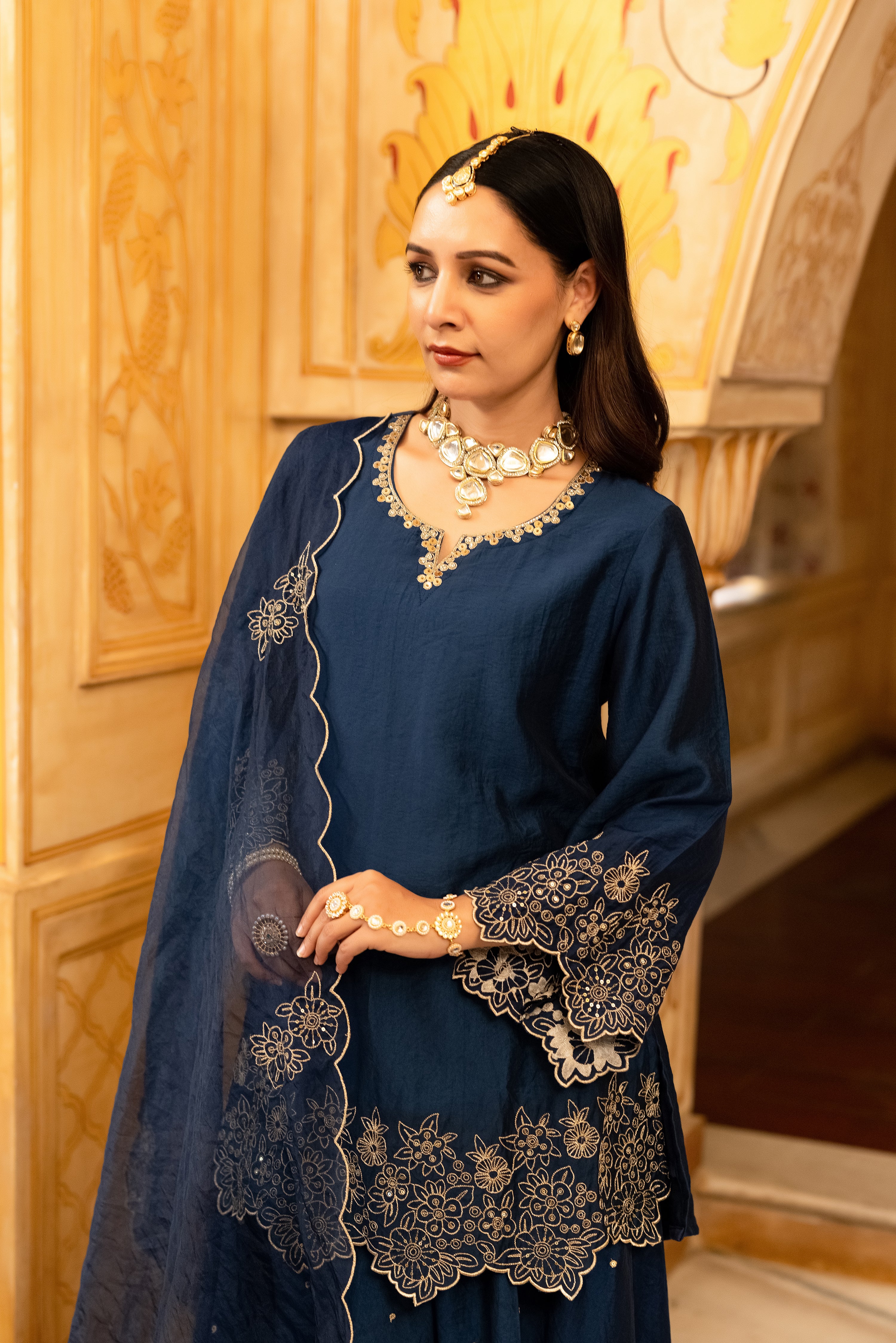 Midnight Satoori Elegance Suit Set