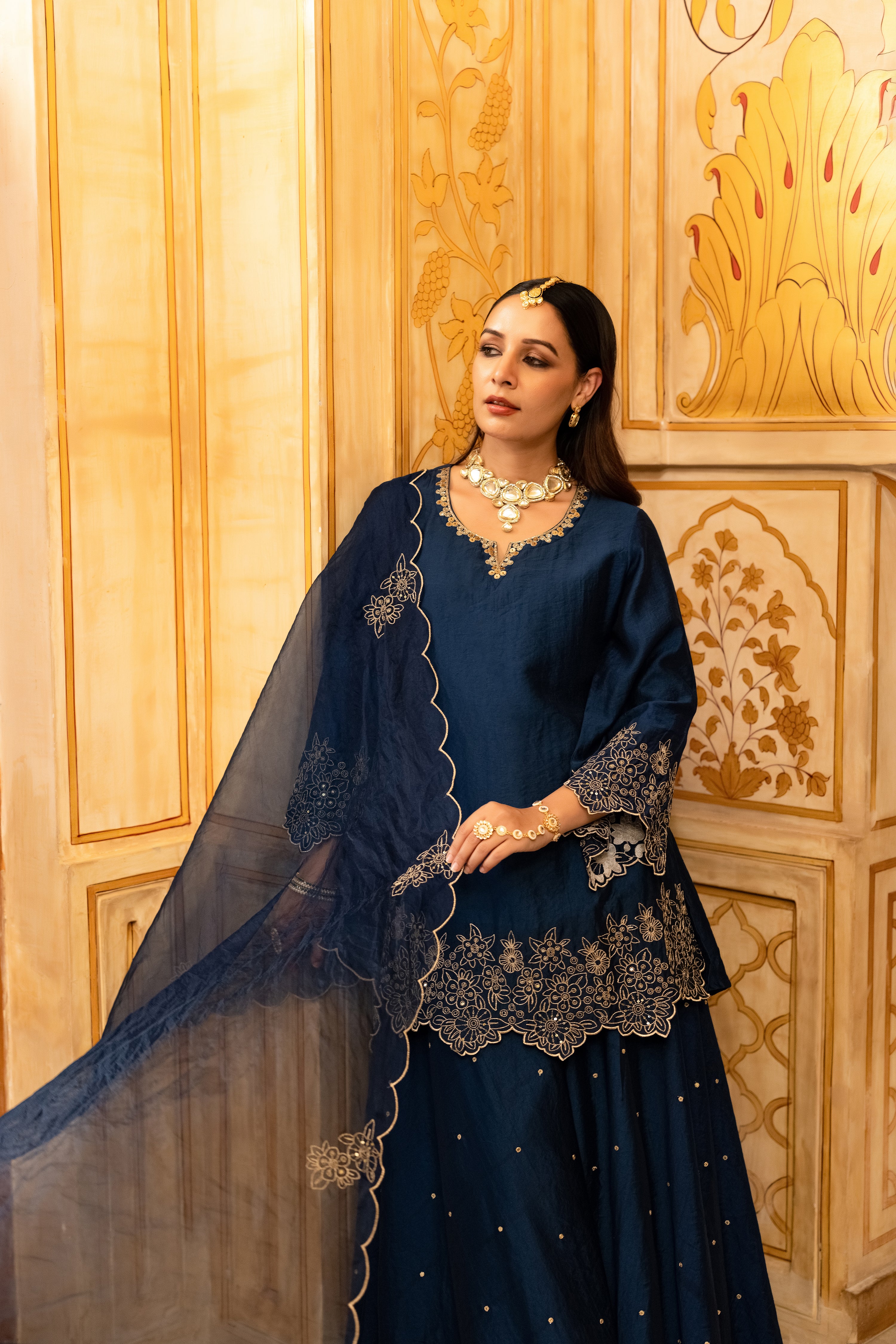 Midnight Satoori Elegance Suit Set