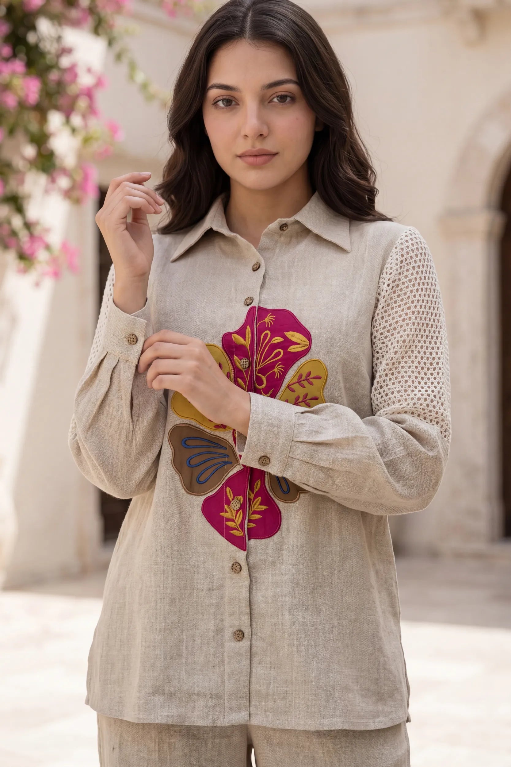 Gulnaar Jute Co-Ord Set
