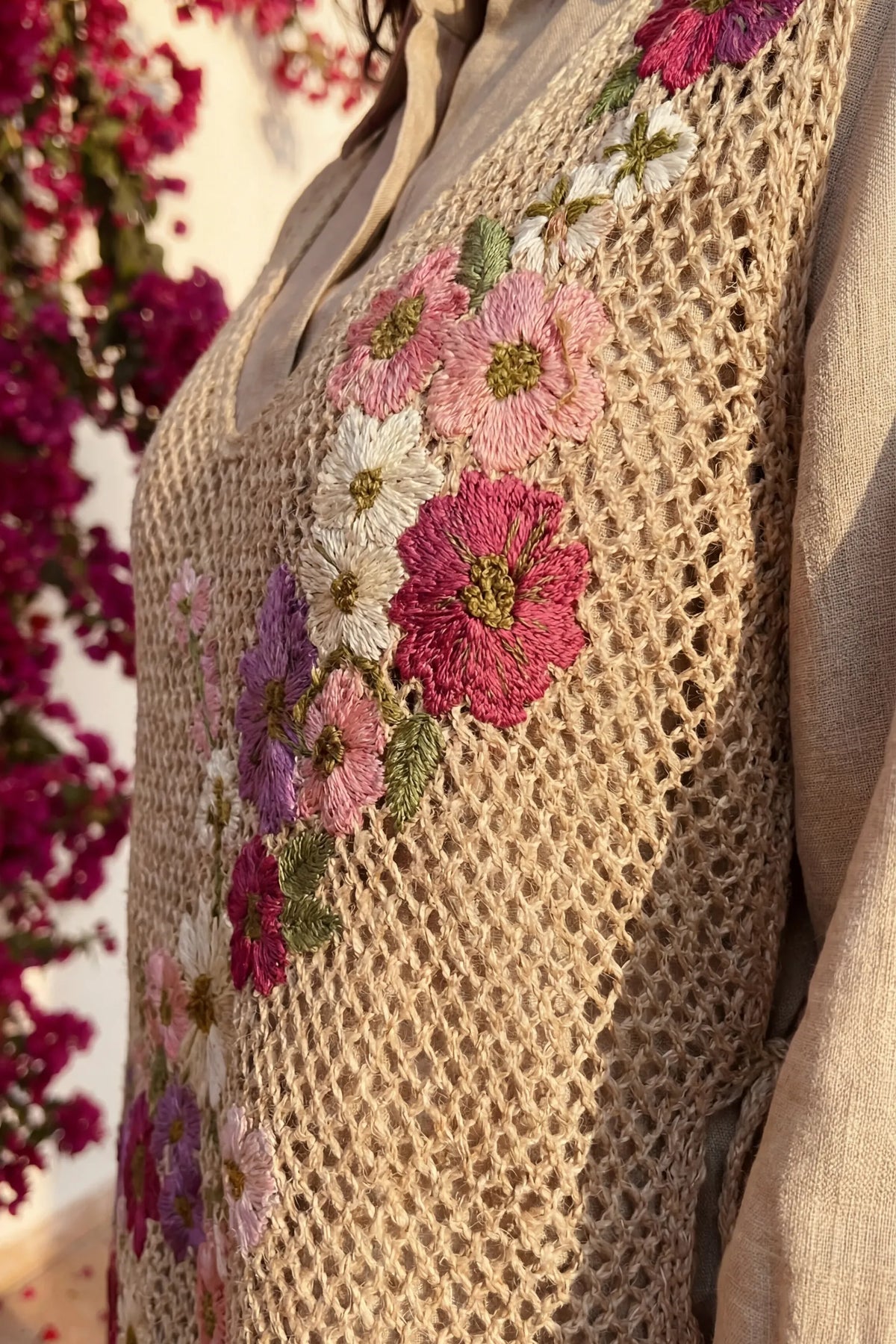Shefali Floral Jute Co-ord Set