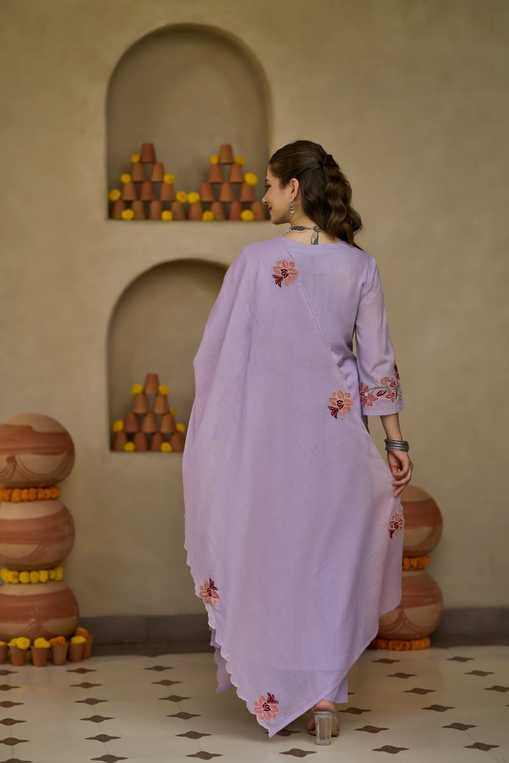 Lavender Blossom Suit Set