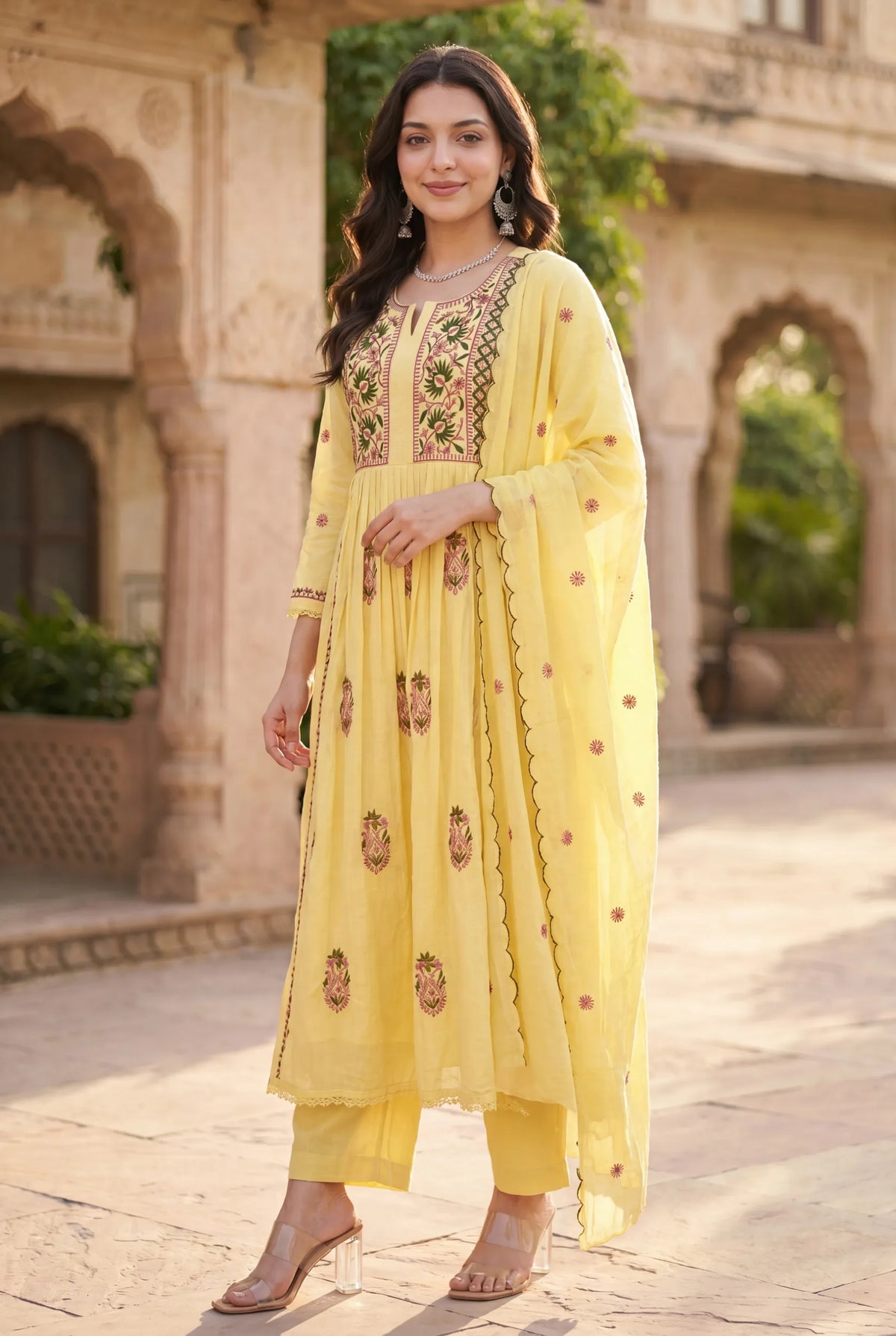 Lemon Petal Kurta Set