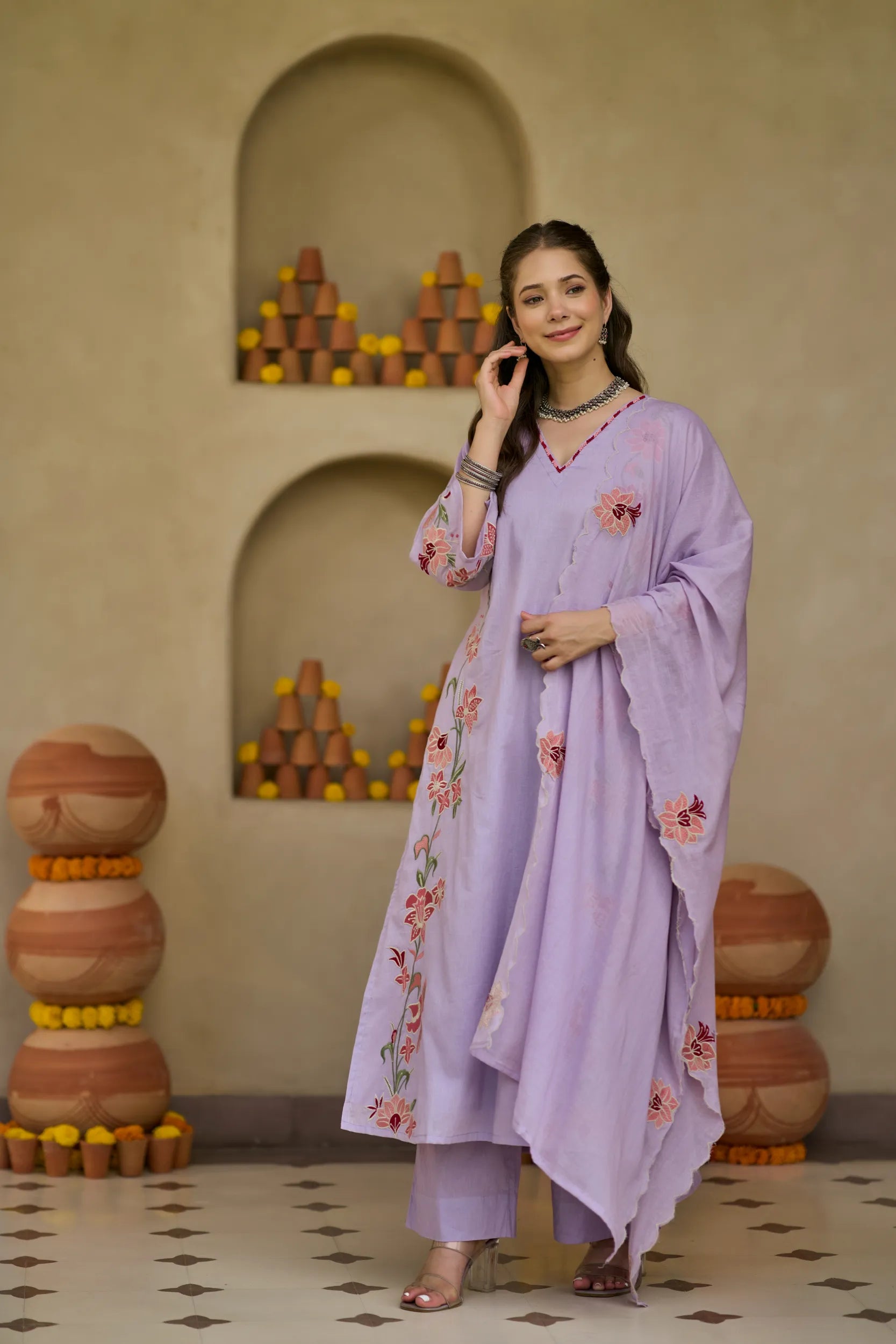 Lavender Blossom Suit Set
