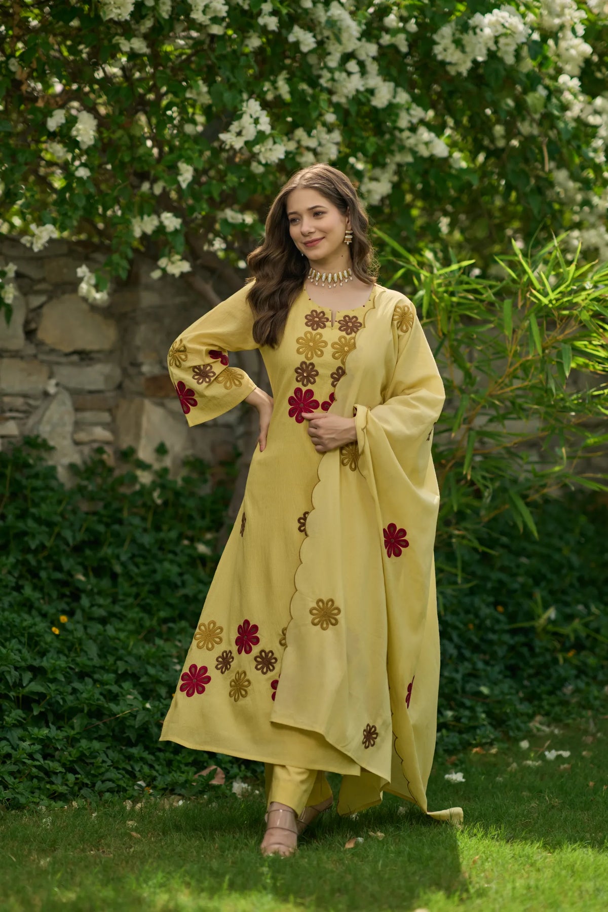 Sunflower Bloom Kurta Set