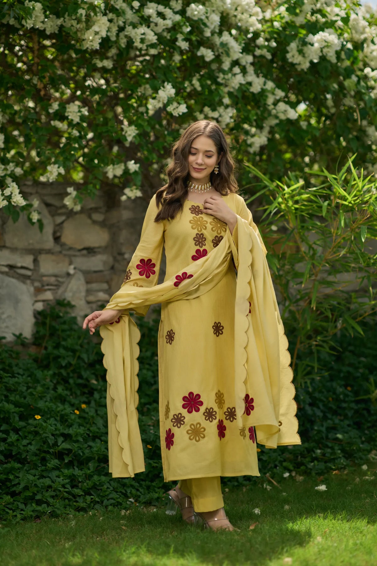 Sunflower Bloom Kurta Set