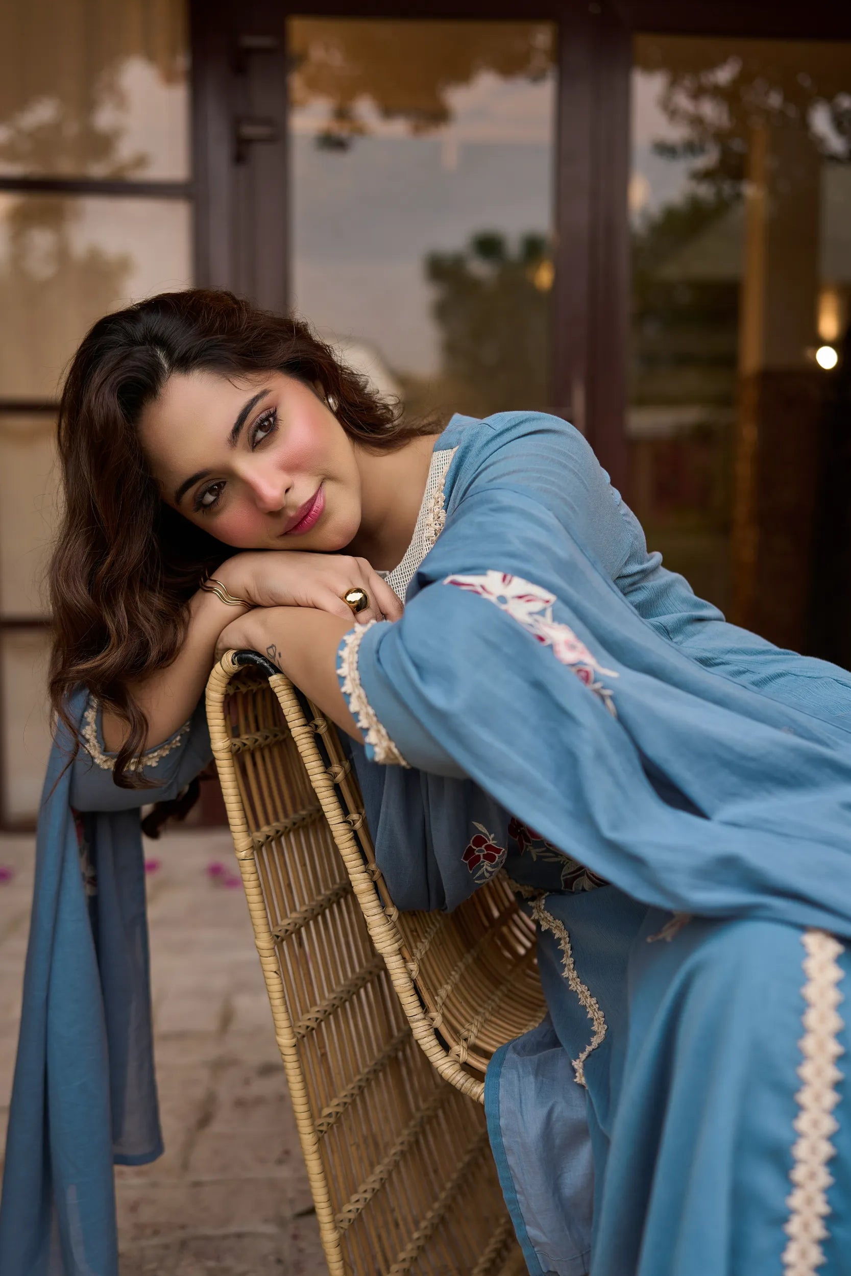 Blue Elegance Kurta Set