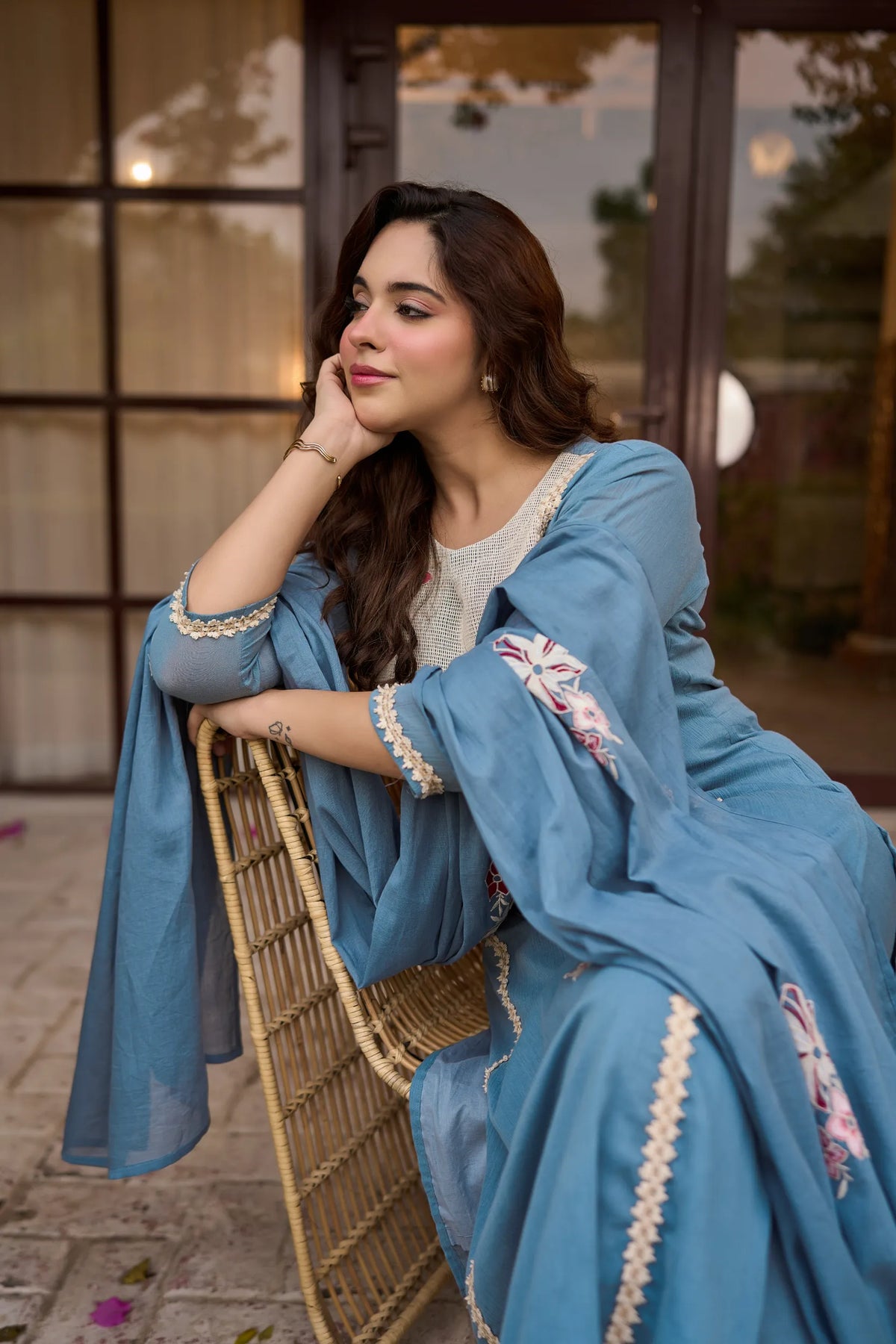 Blue Elegance Kurta Set