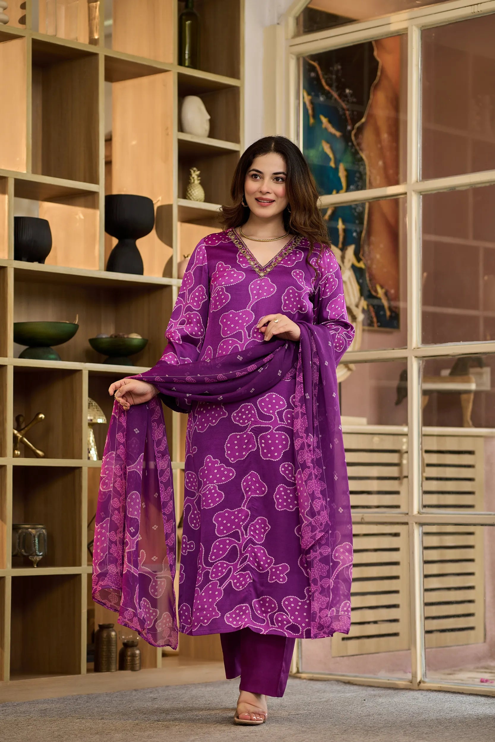 Grape Glow Suit Set