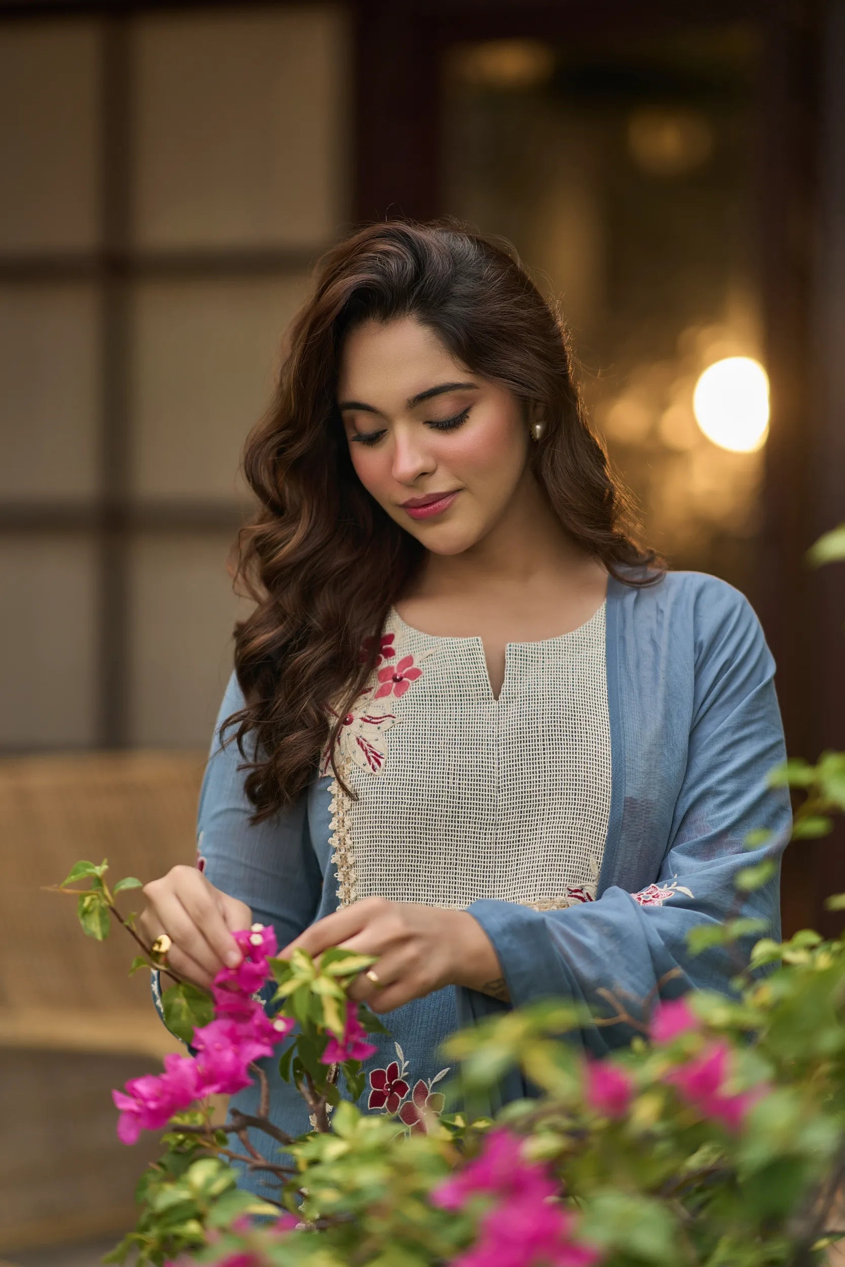 Blue Elegance Kurta Set