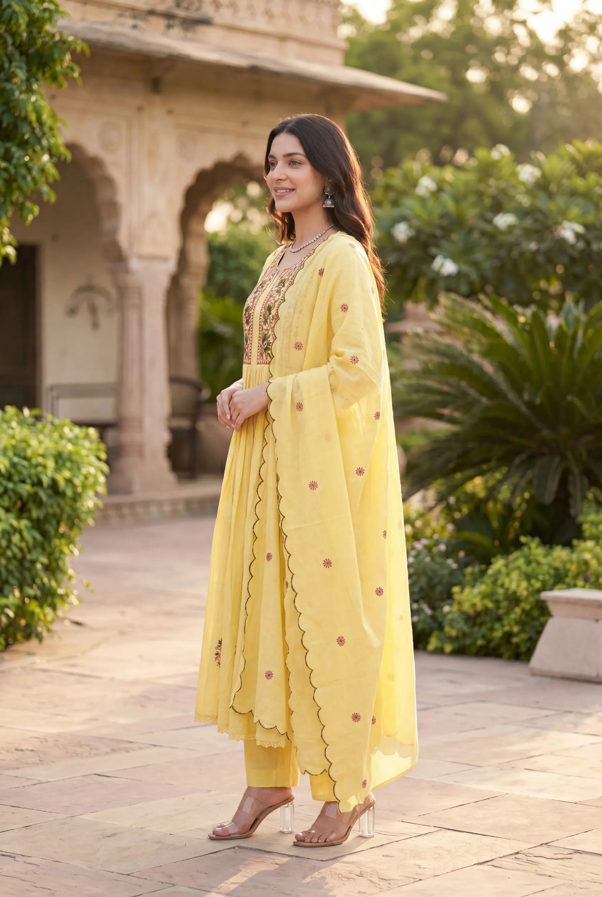 Lemon Petal Kurta Set