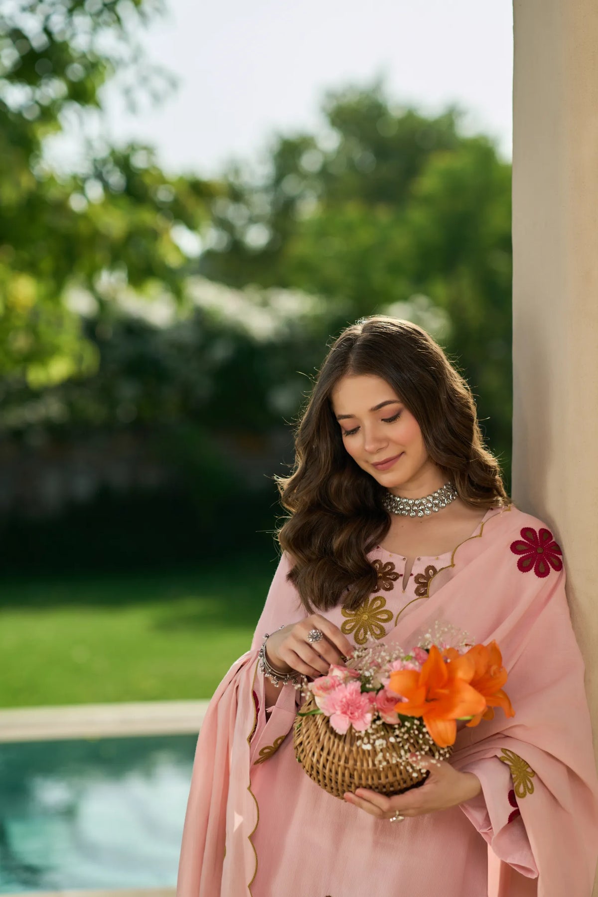 Blush Flora Kurta Set