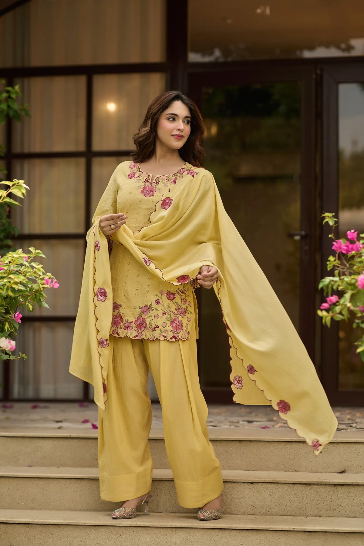 Butter Bloom Floral Kurta Set