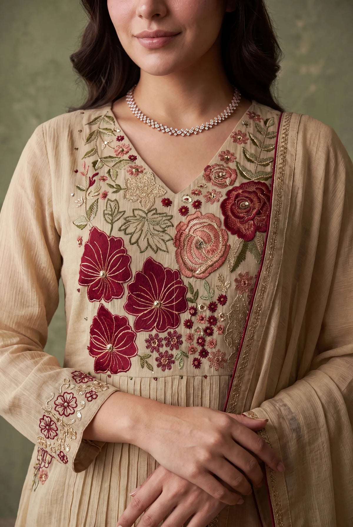 Moonlight Bloom Kurta Set