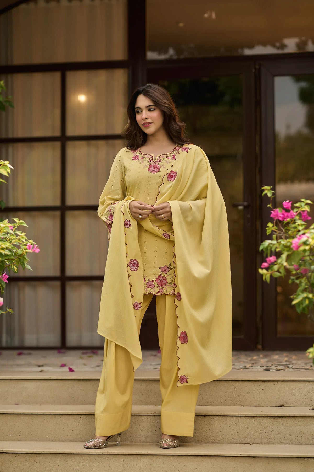 Butter Bloom Floral Kurta Set