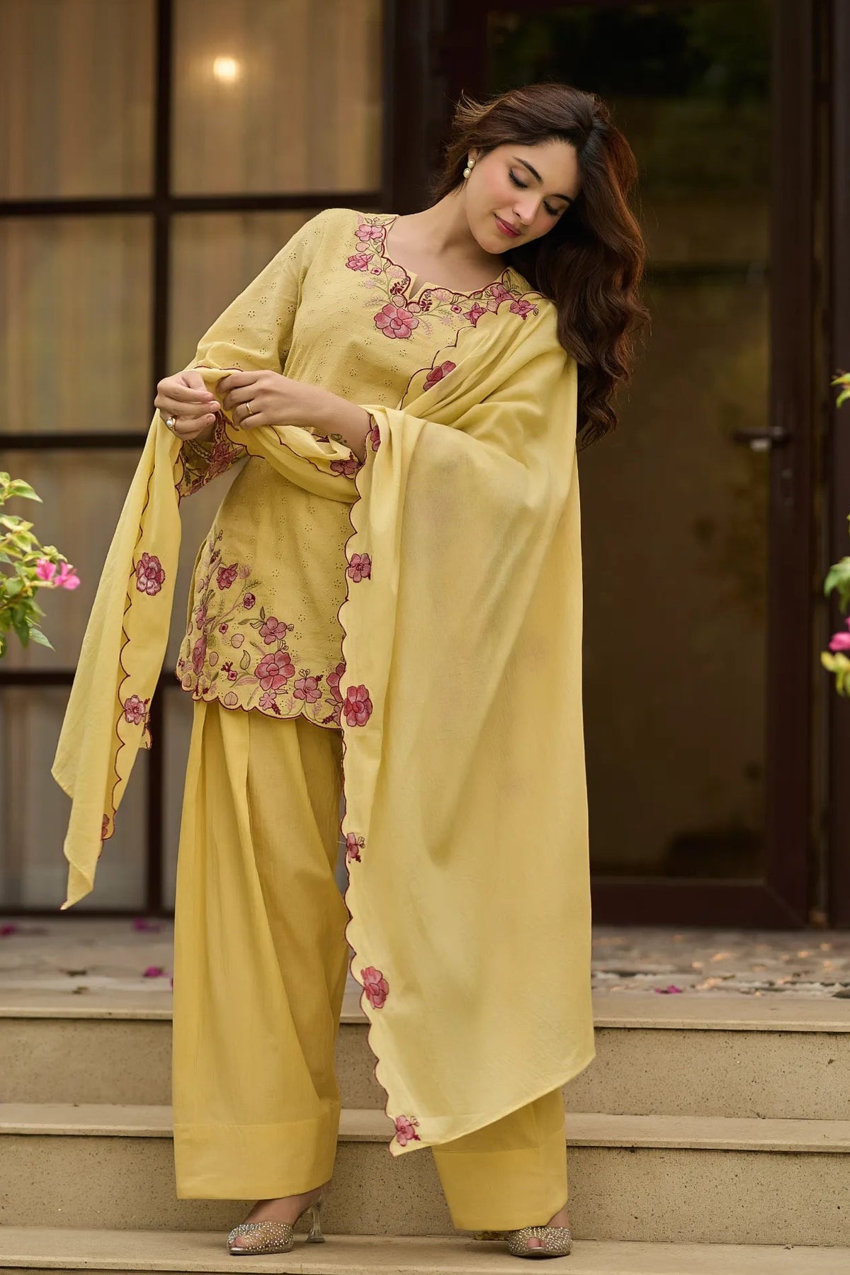 Butter Bloom Floral Kurta Set