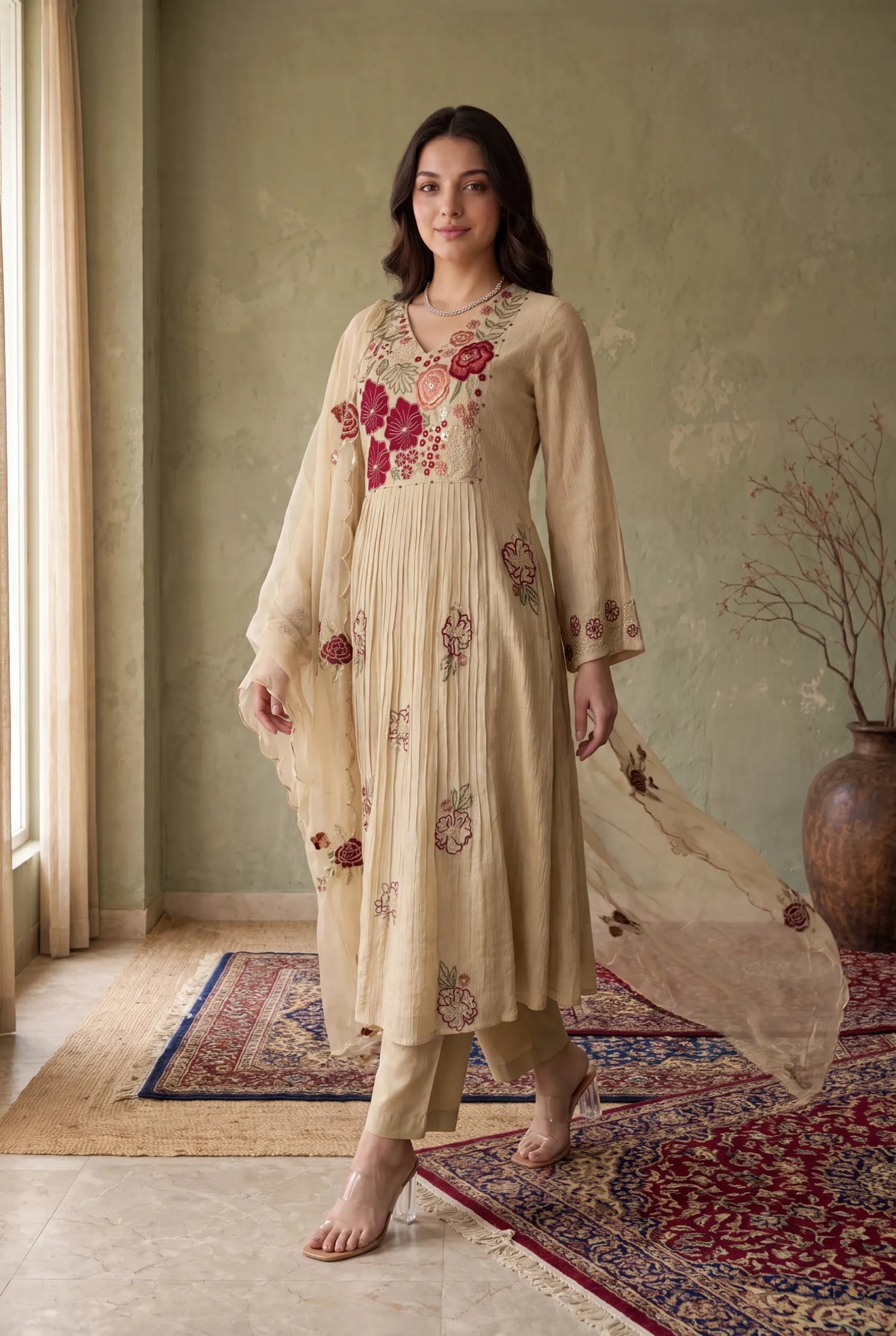 Moonlight Bloom Kurta Set