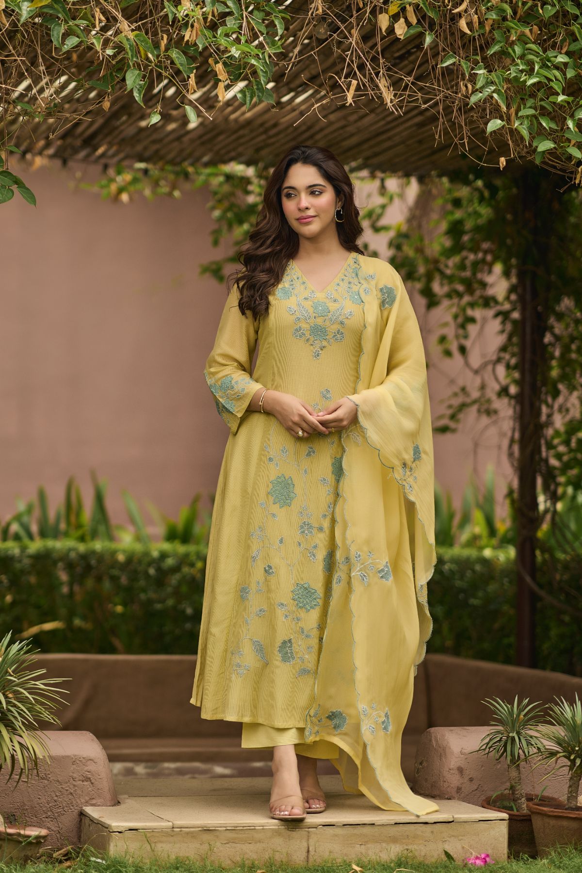 Sunlit Embroidered Kurta Set
