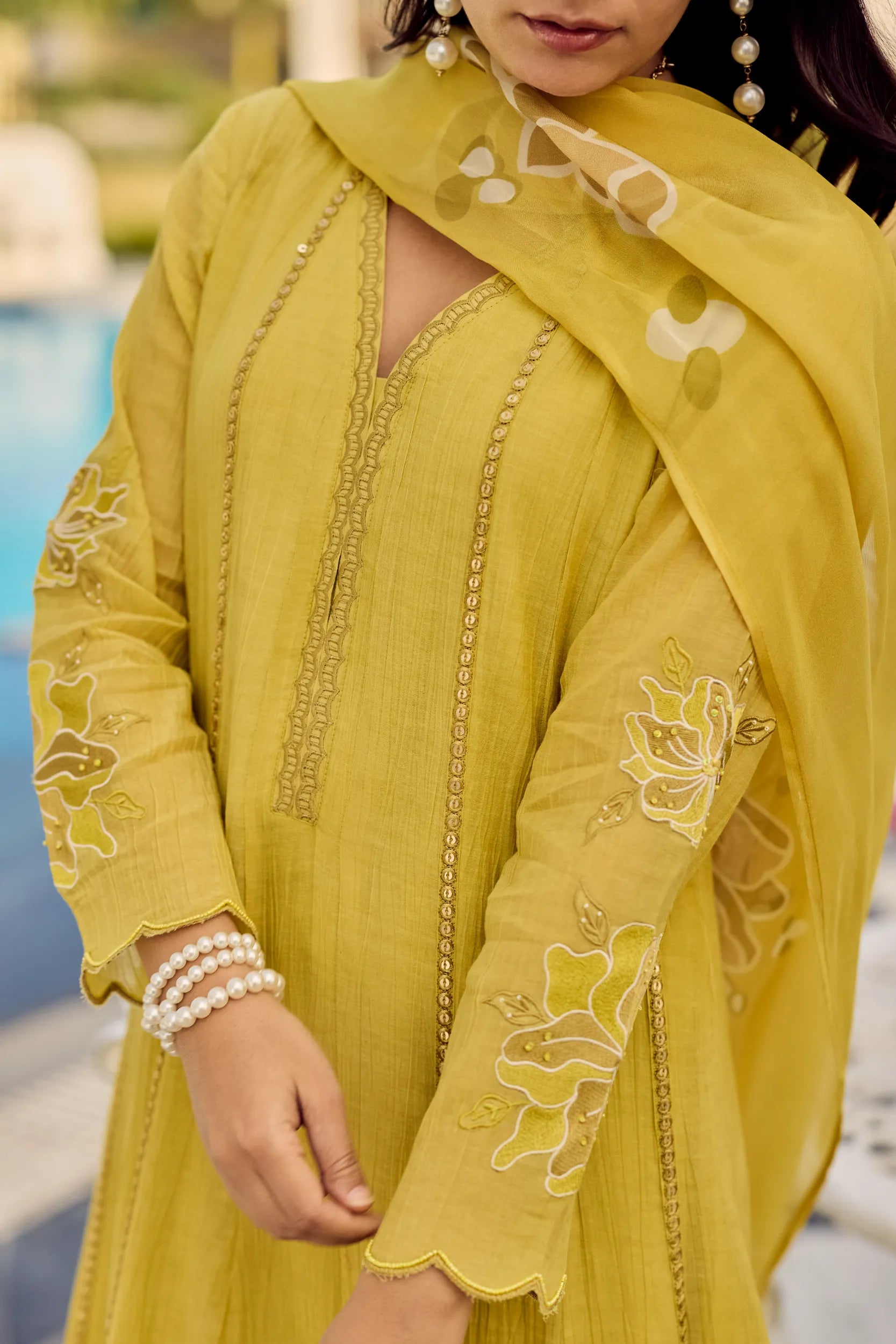 Royal Sunflower Kurta Set