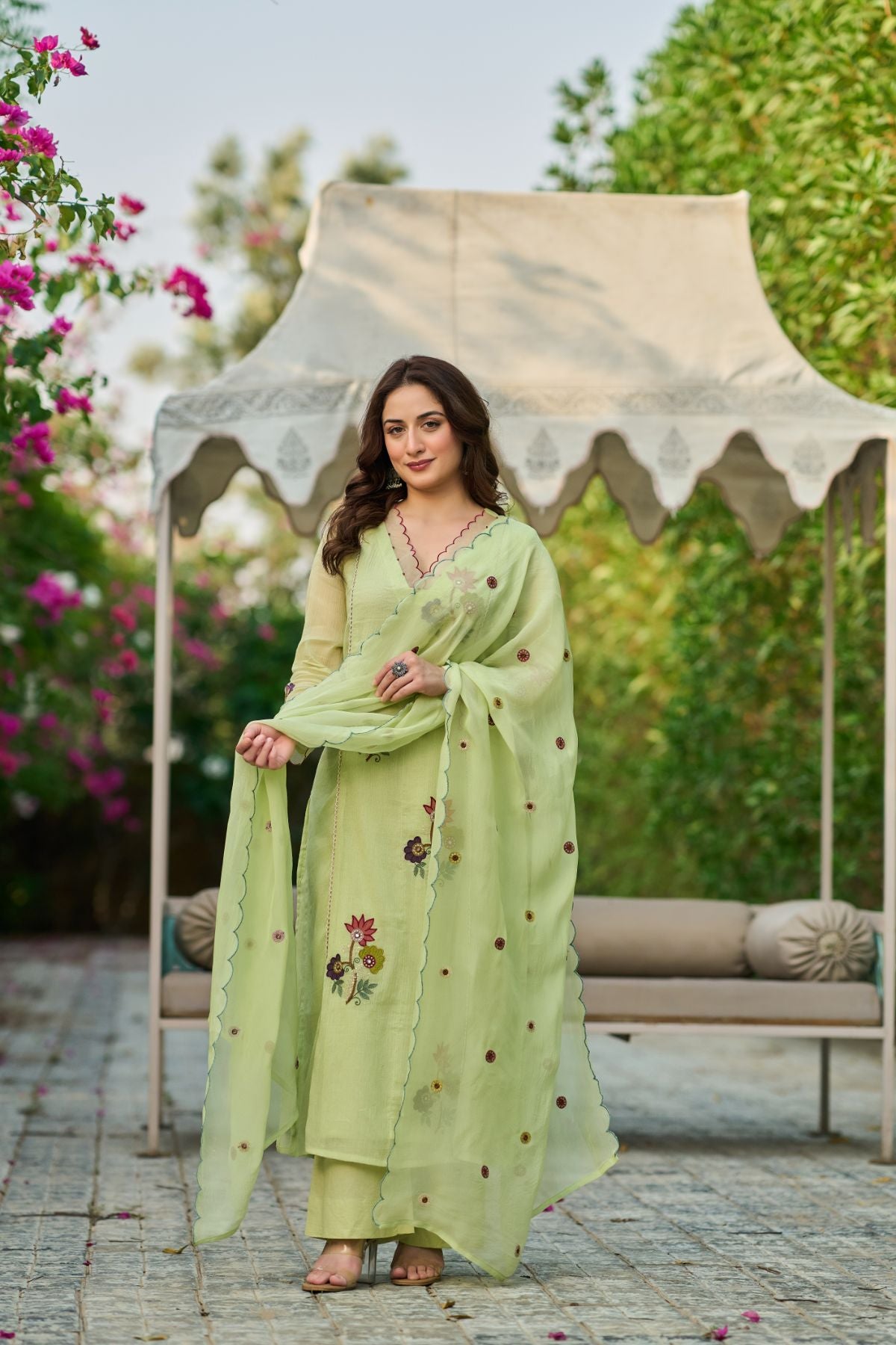 Pistachio Green Kurta Set