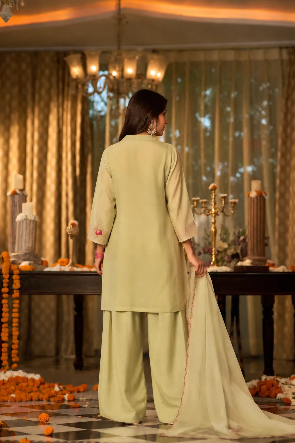 Pistachio Green Suit Set
