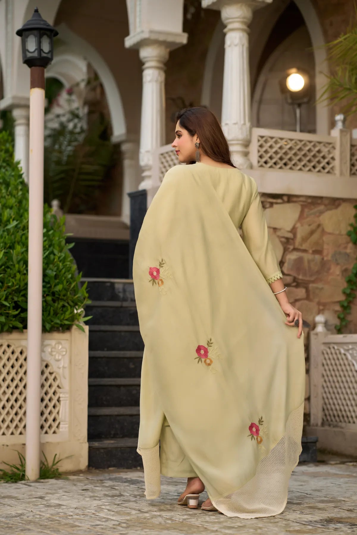 Sage Blossom Suit Set