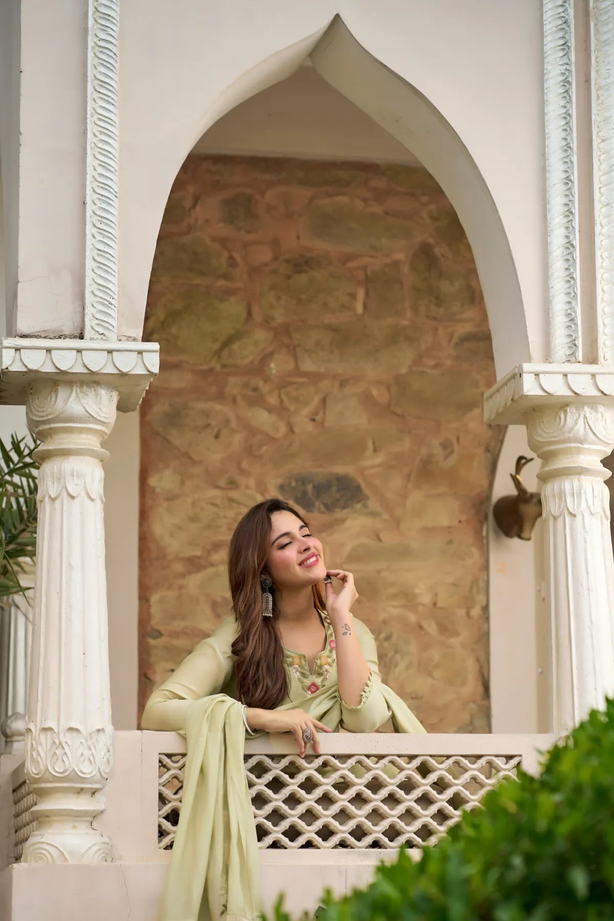 Sage Blossom Suit Set