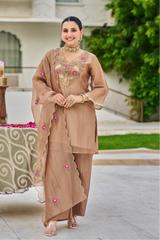Champagne Mocha Suit Set