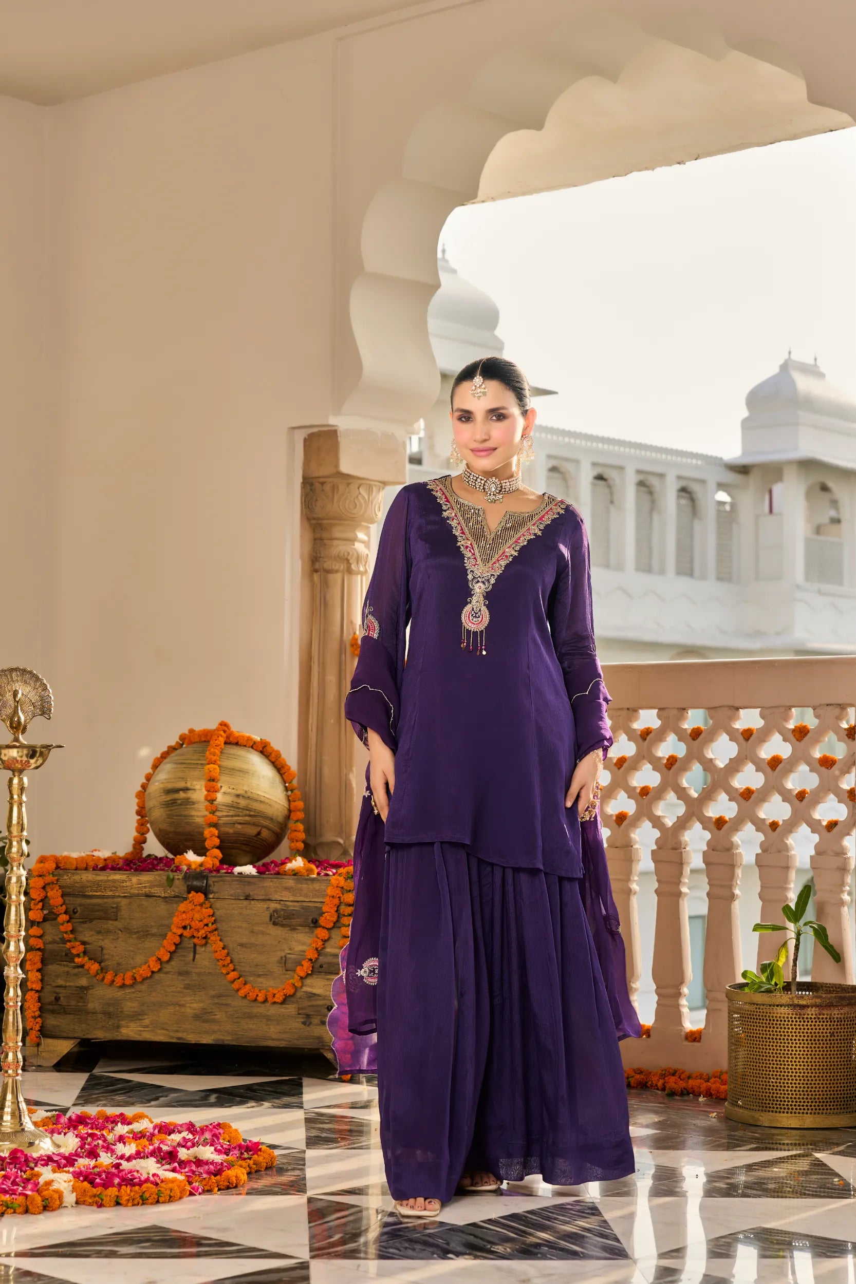 Purple Bloom Festive Set