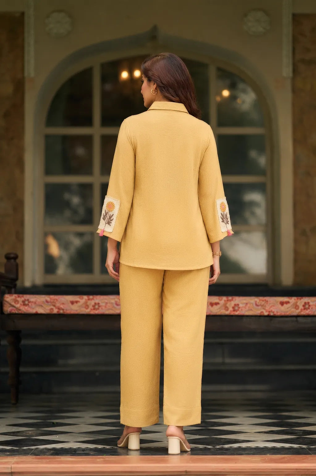 Butter Yellow Floral Co-ord