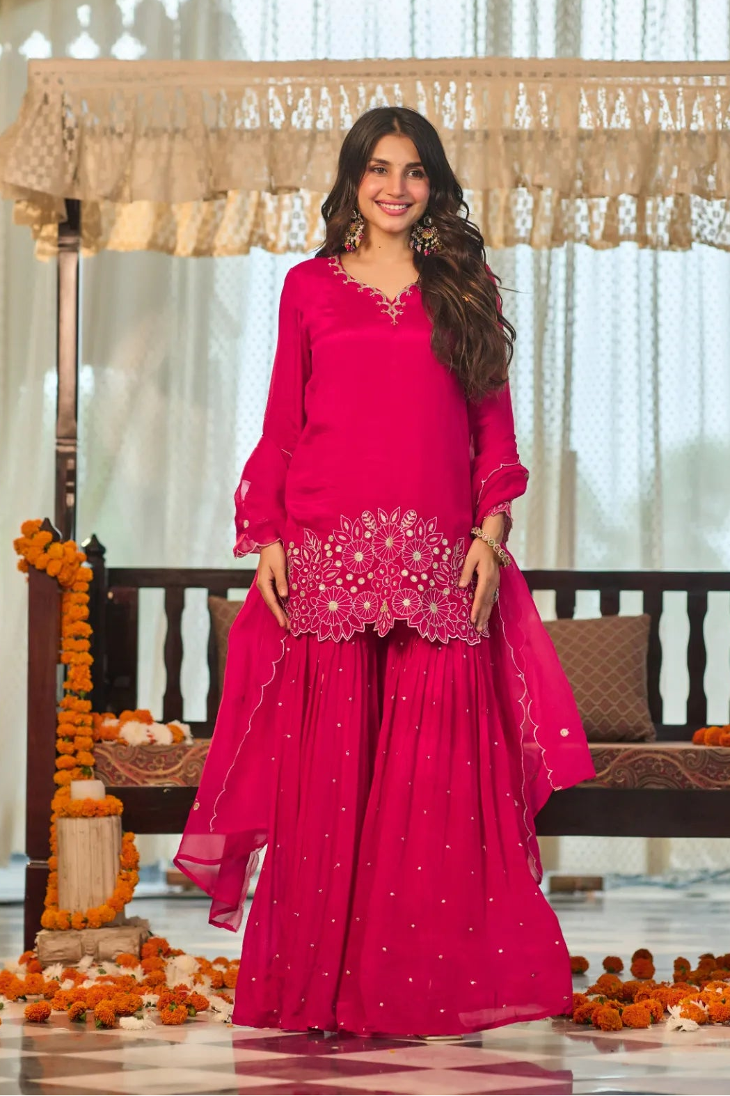 Rani Noor Embroidered Kurta Set