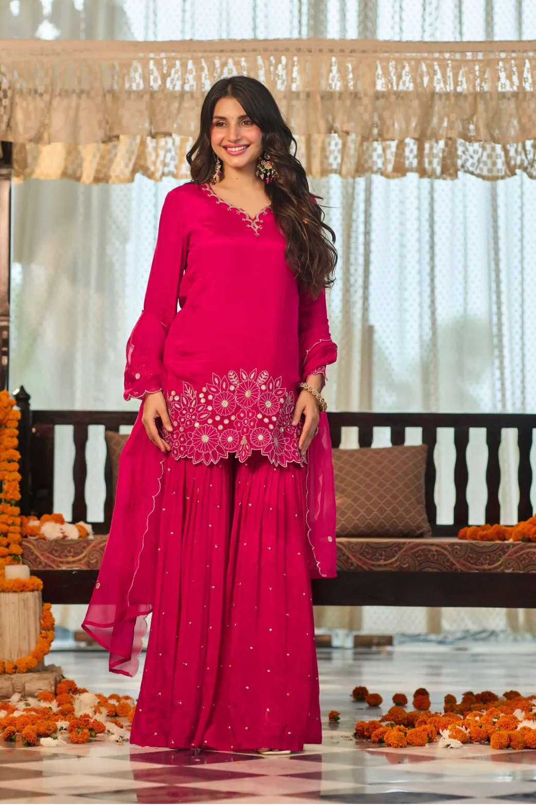 Rani Noor Embroidered Kurta Set