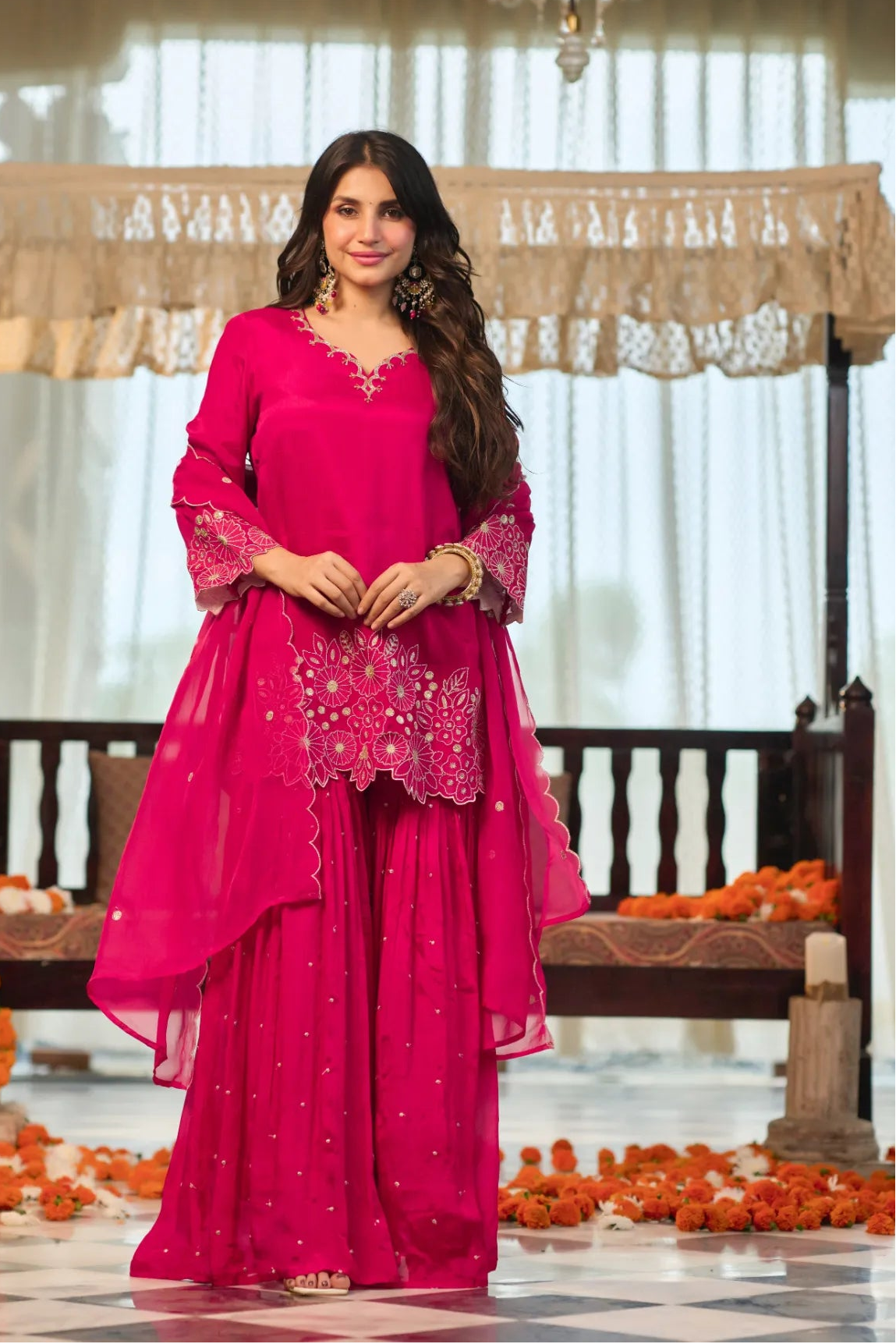 Rani Noor Embroidered Kurta Set