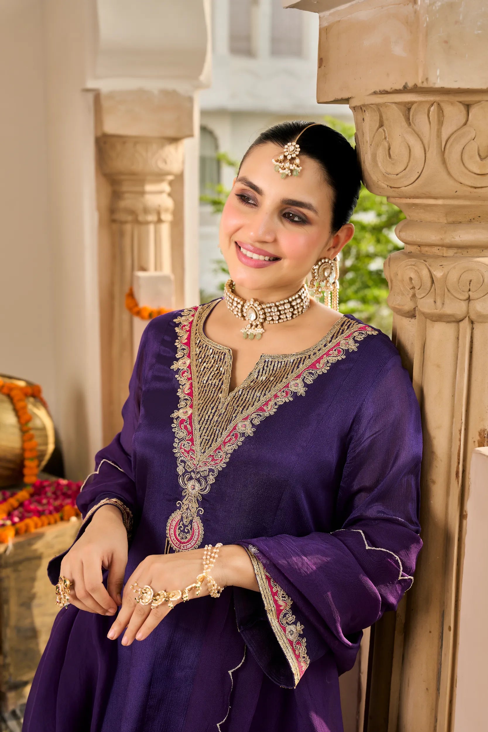 Purple Bloom Festive Set