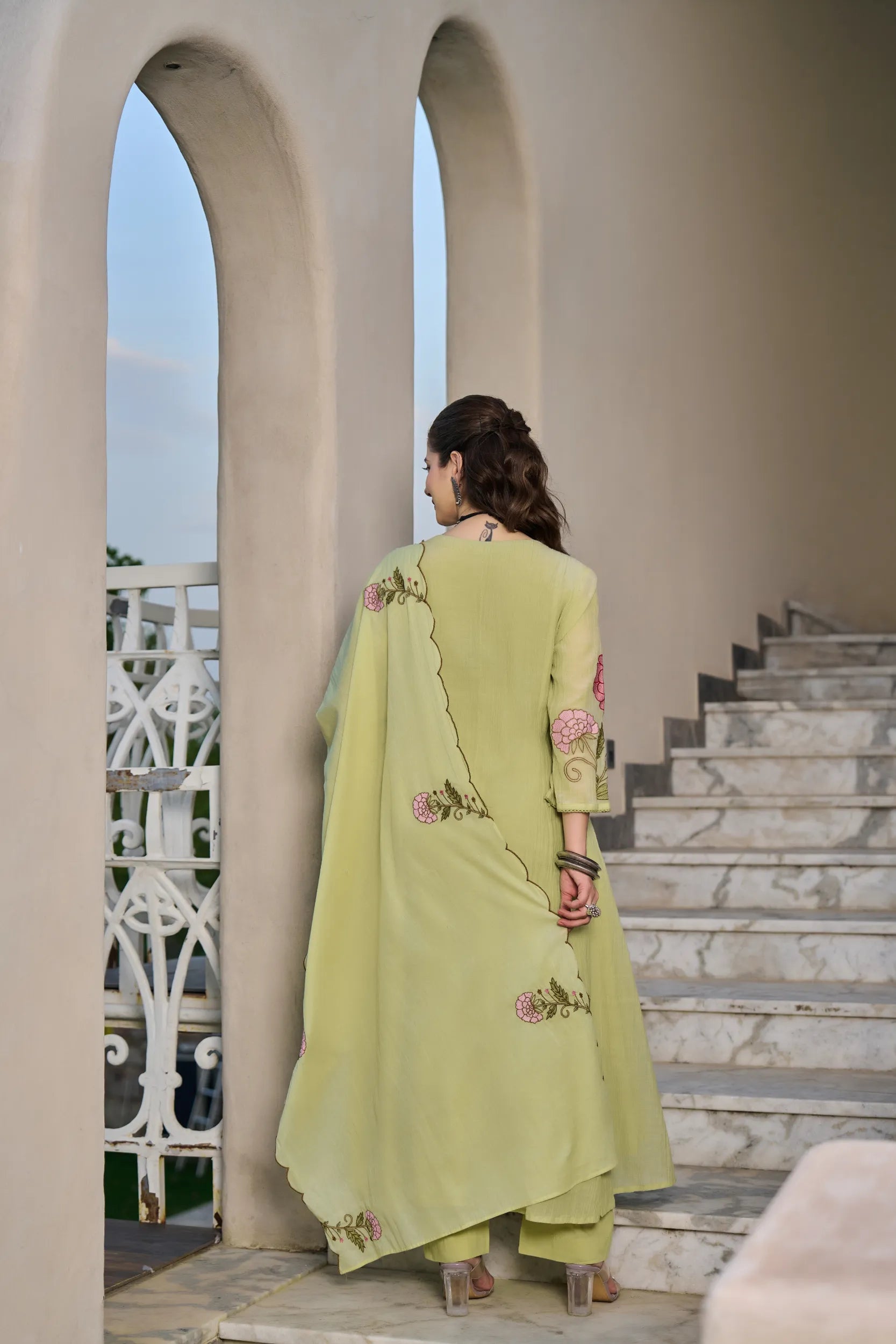 Rose Charm Kurta Set