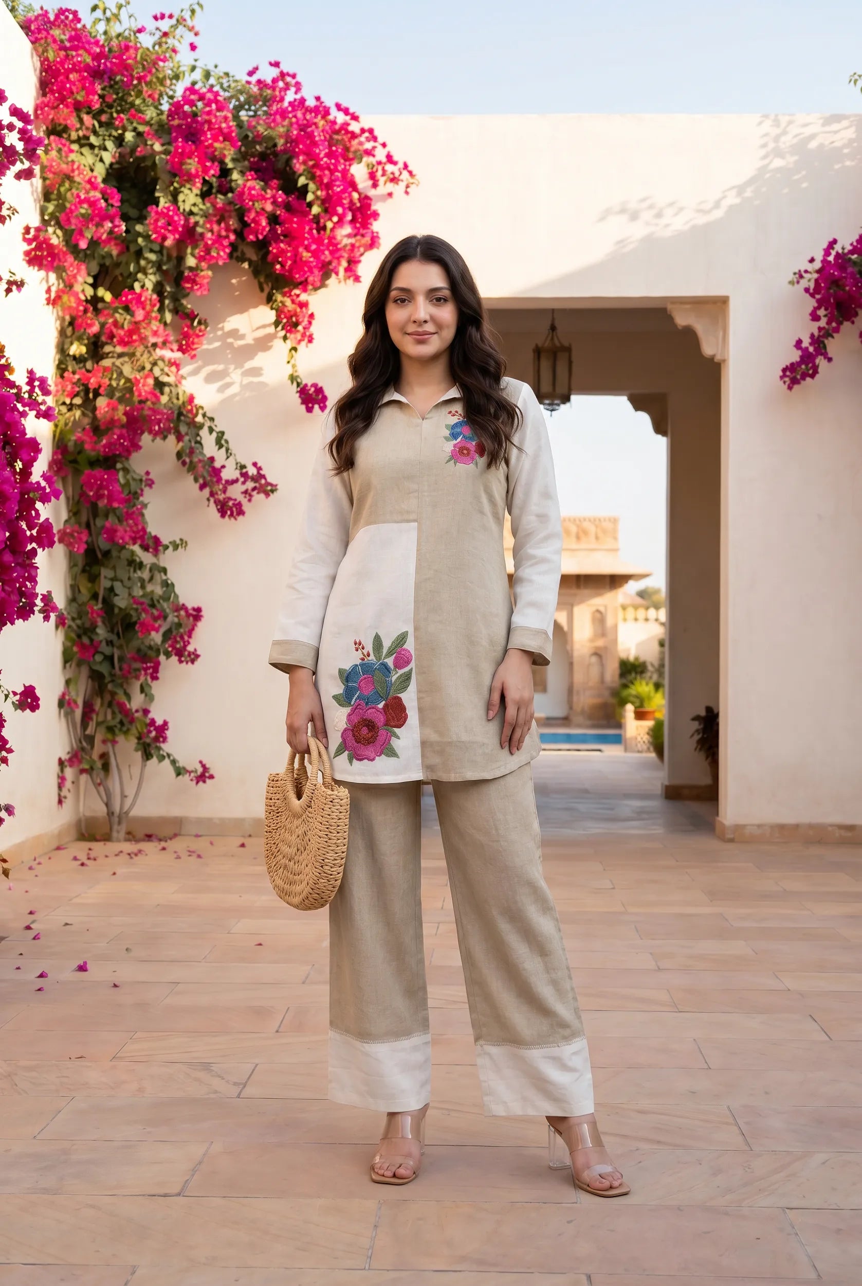 Linen Bloom Co-Ord Set