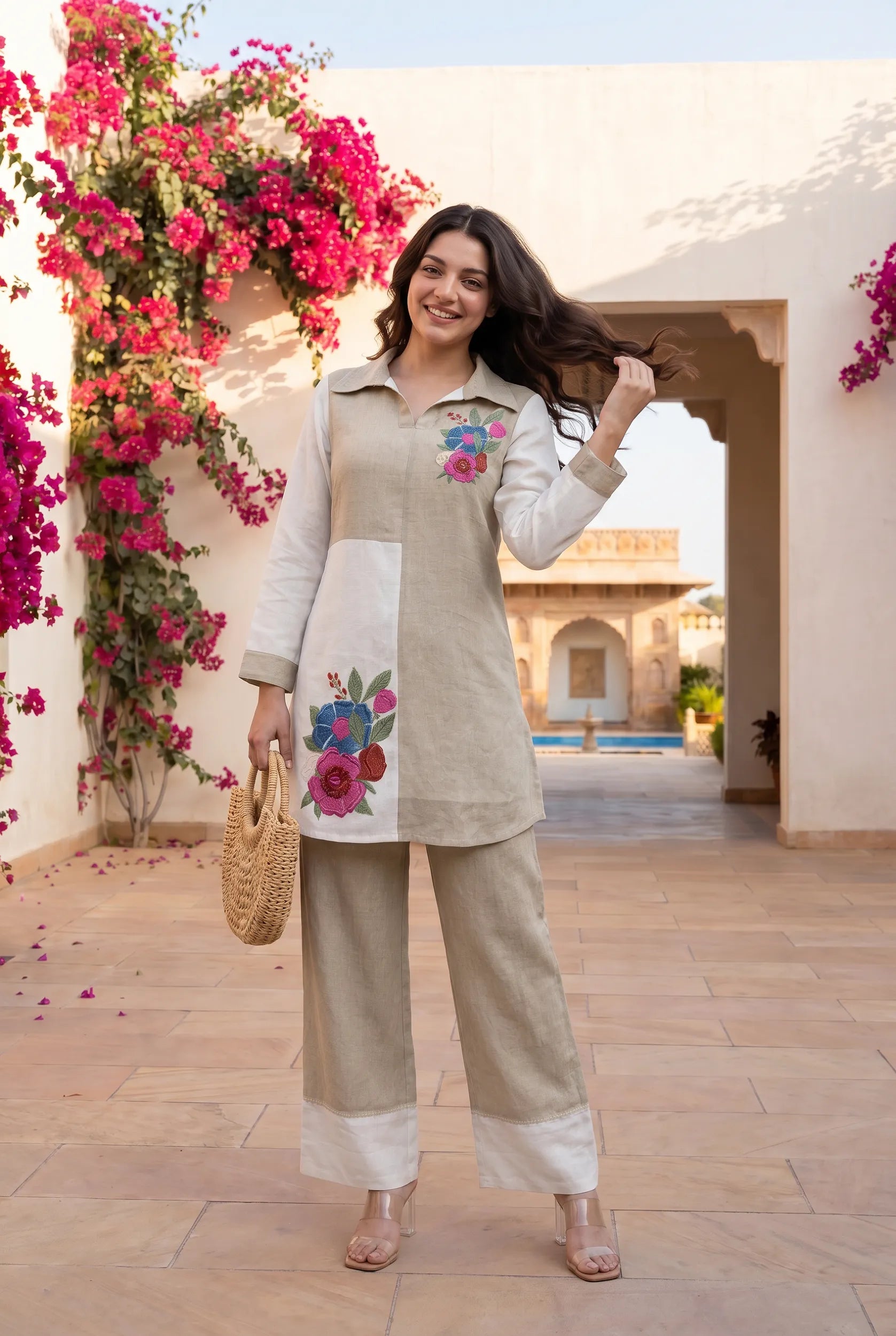 Linen Bloom Co-Ord Set