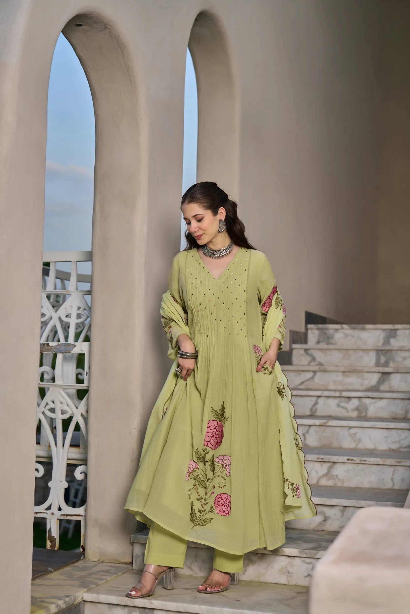 Rose Charm Kurta Set