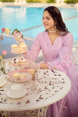 Lavender Bloom Kurta Set