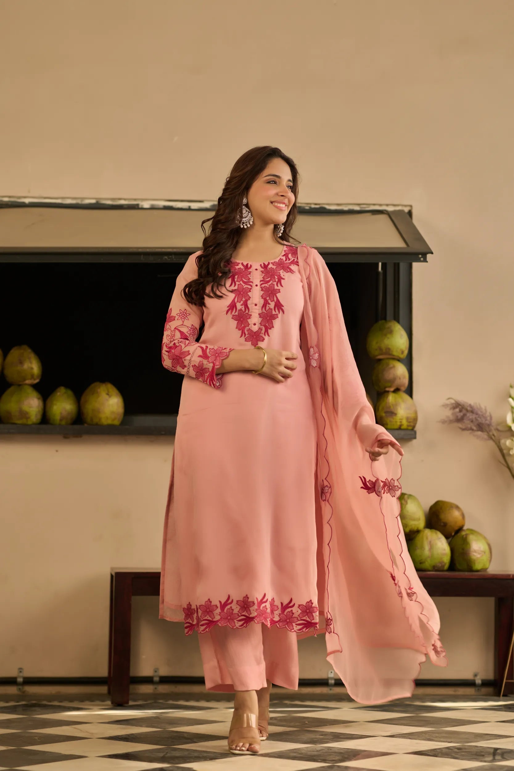 Blush Blossom Suit Set