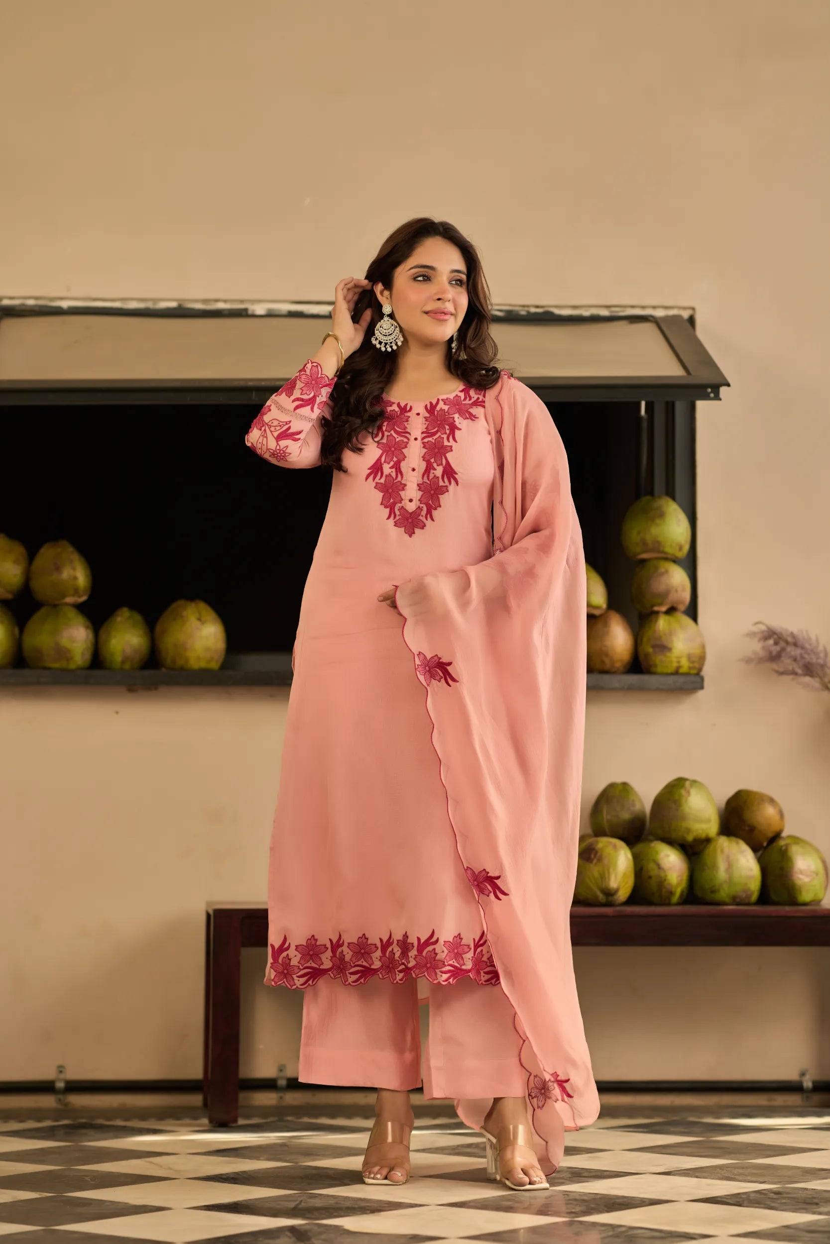 Blush Blossom Suit Set