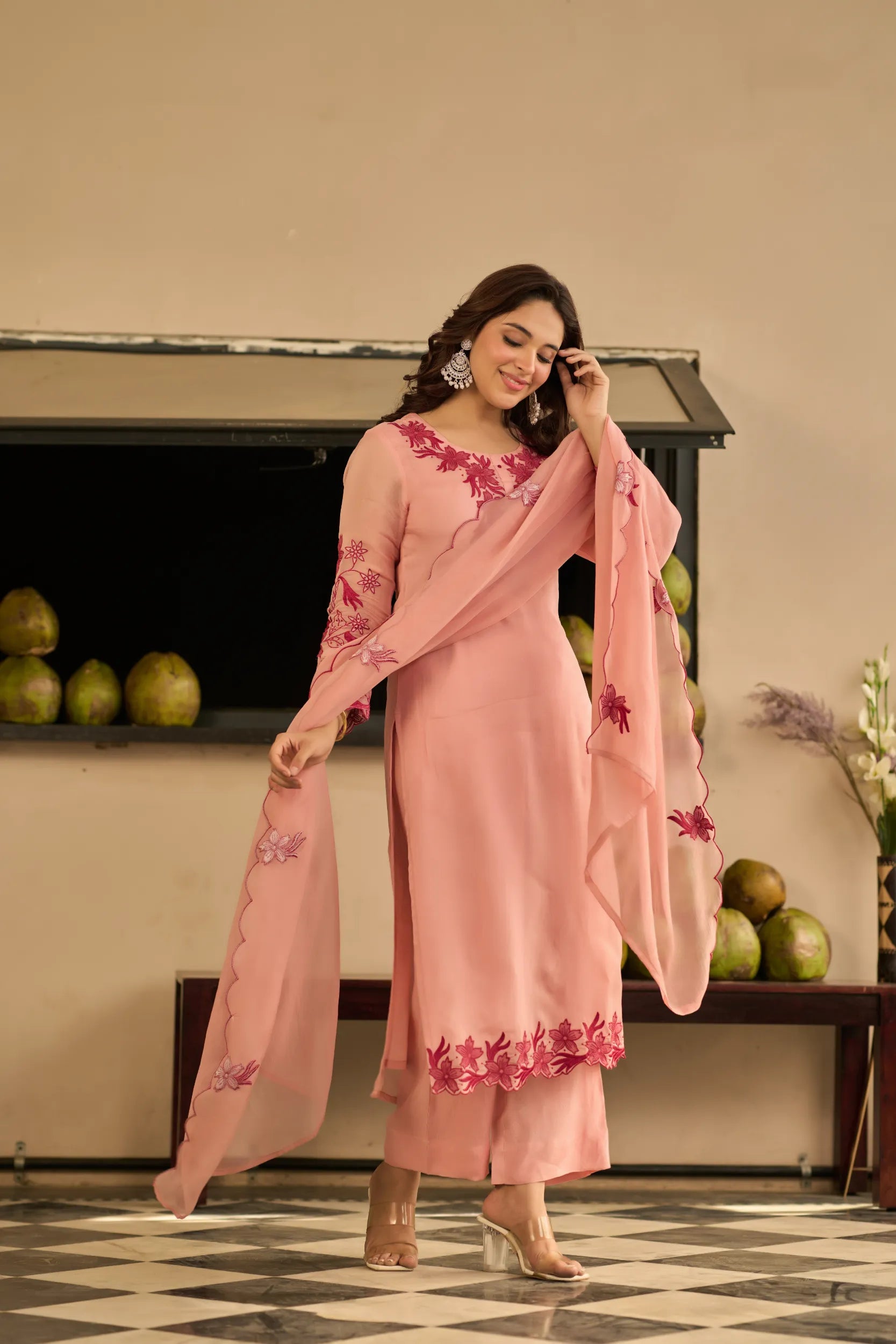 Blush Blossom Suit Set