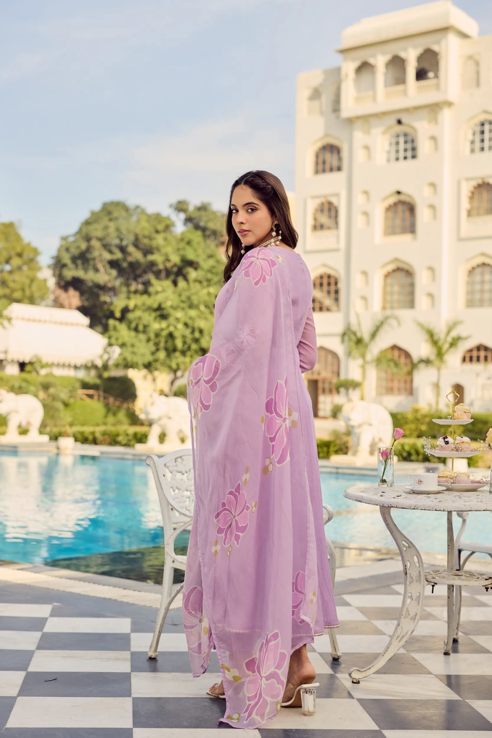 Lavender Bloom Suit Set