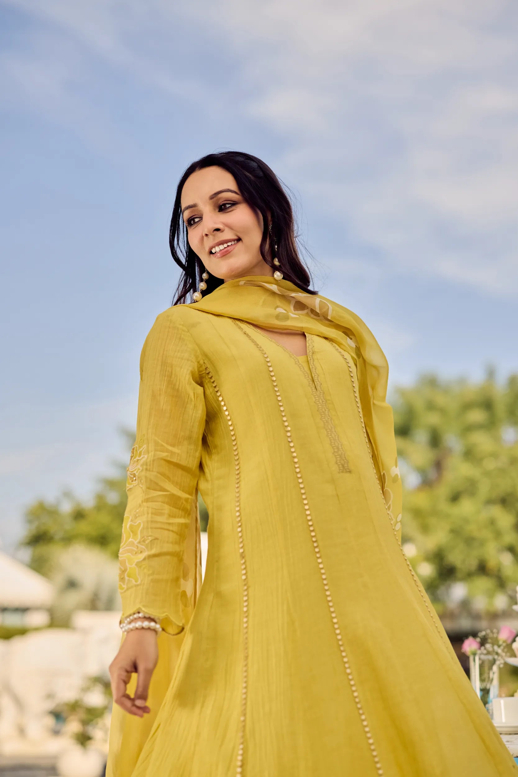 Royal Sunflower Kurta Set