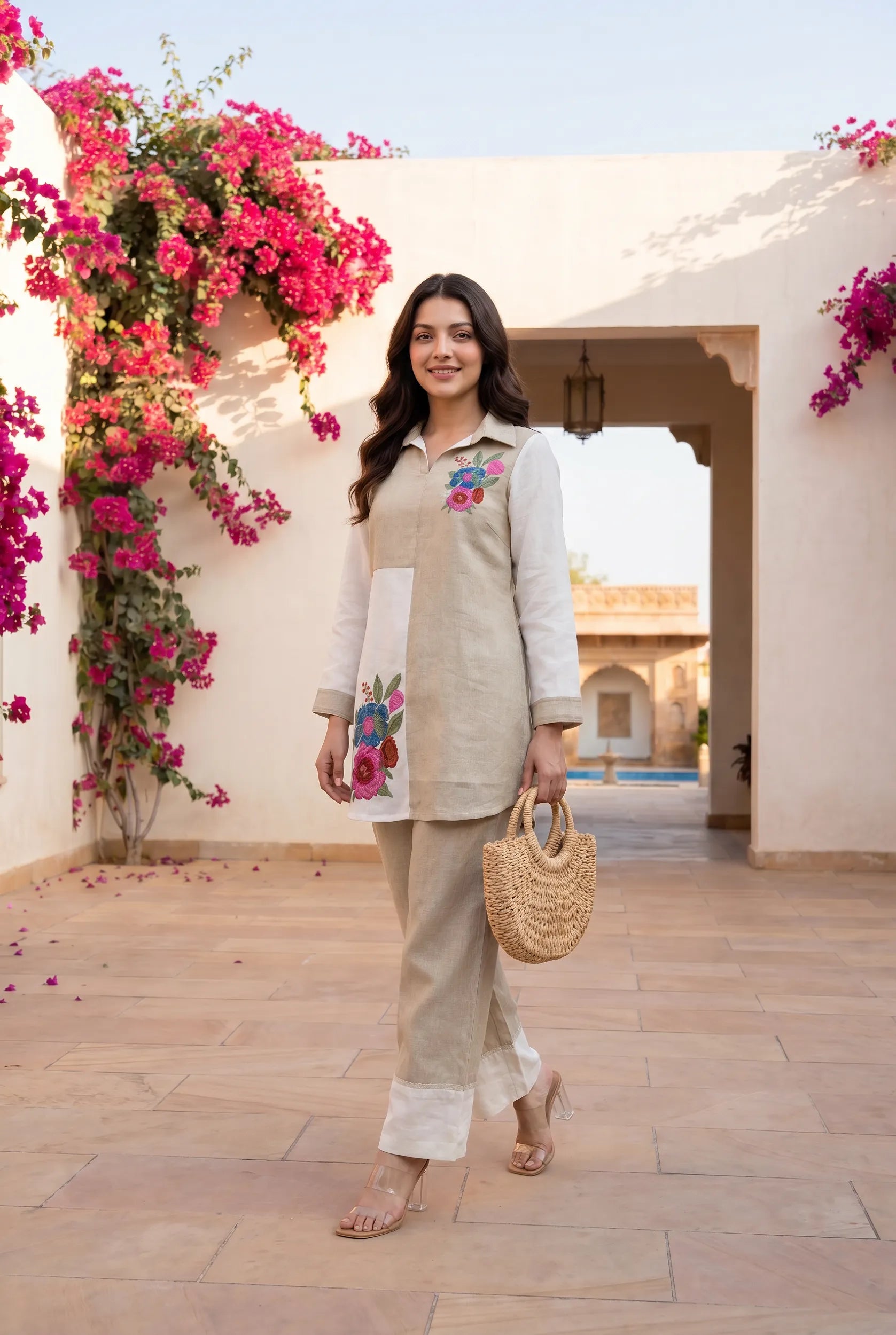 Linen Bloom Co-Ord Set
